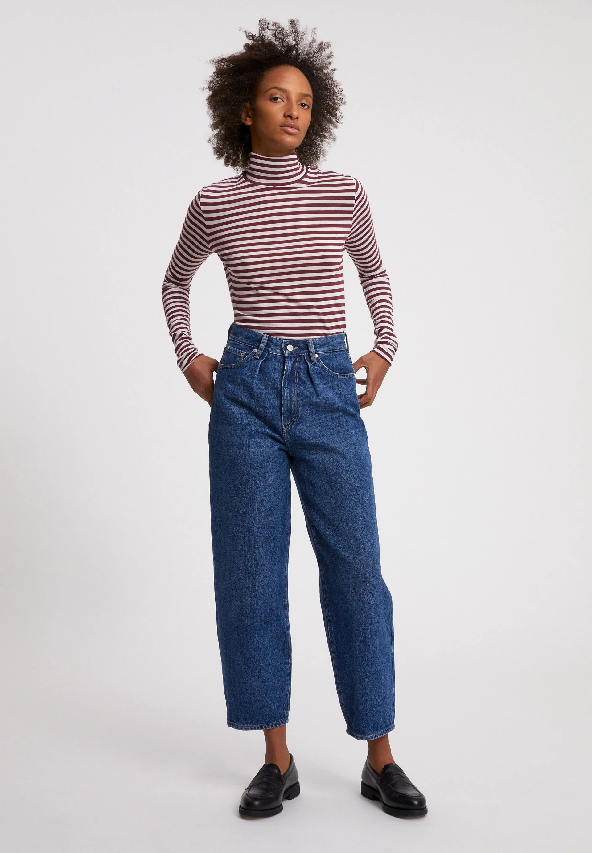 MALENAA STRIPES | ruby red-oatmilk - Image 5