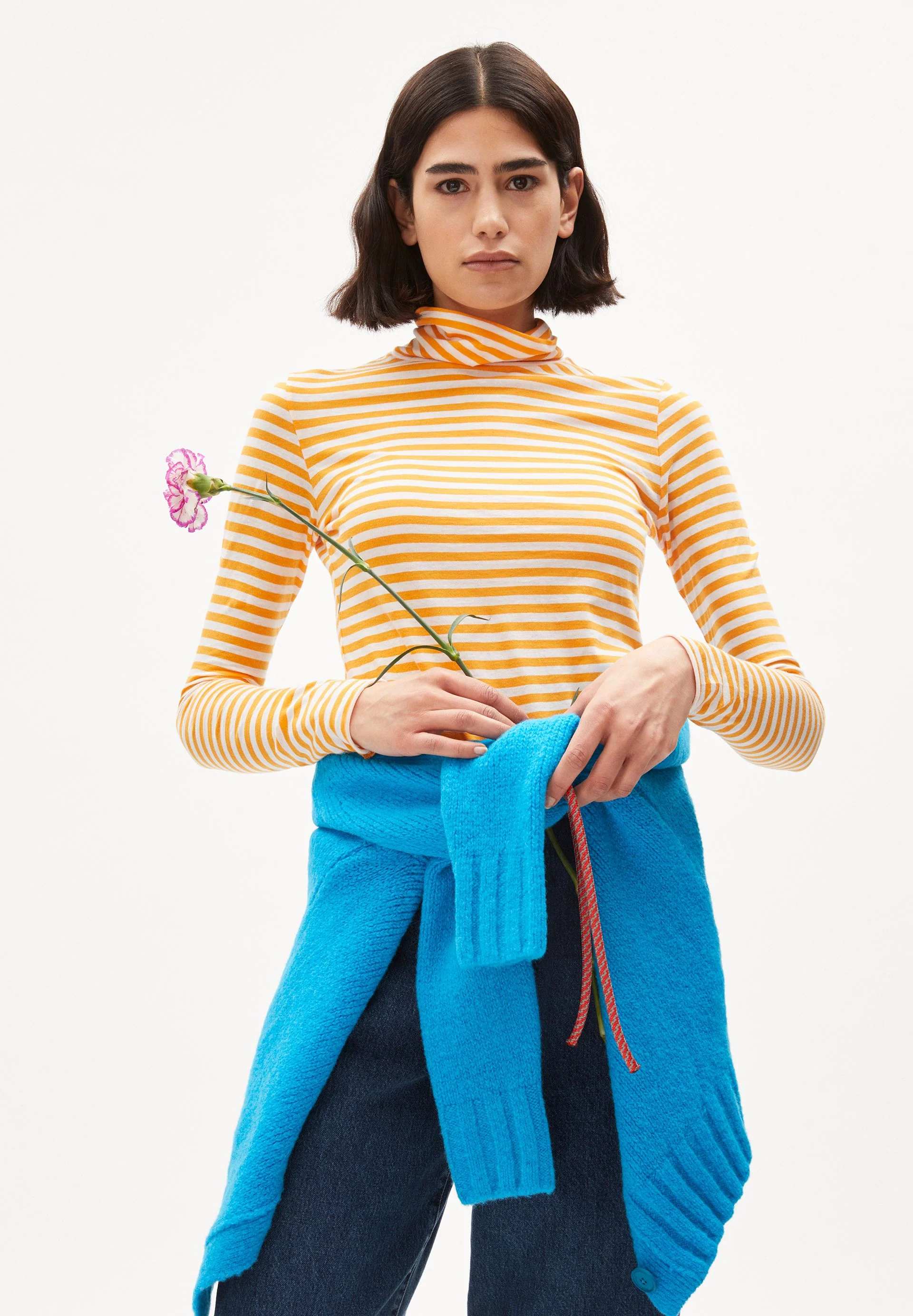 MALENAA STRIPES | sunset-off white - Image 4