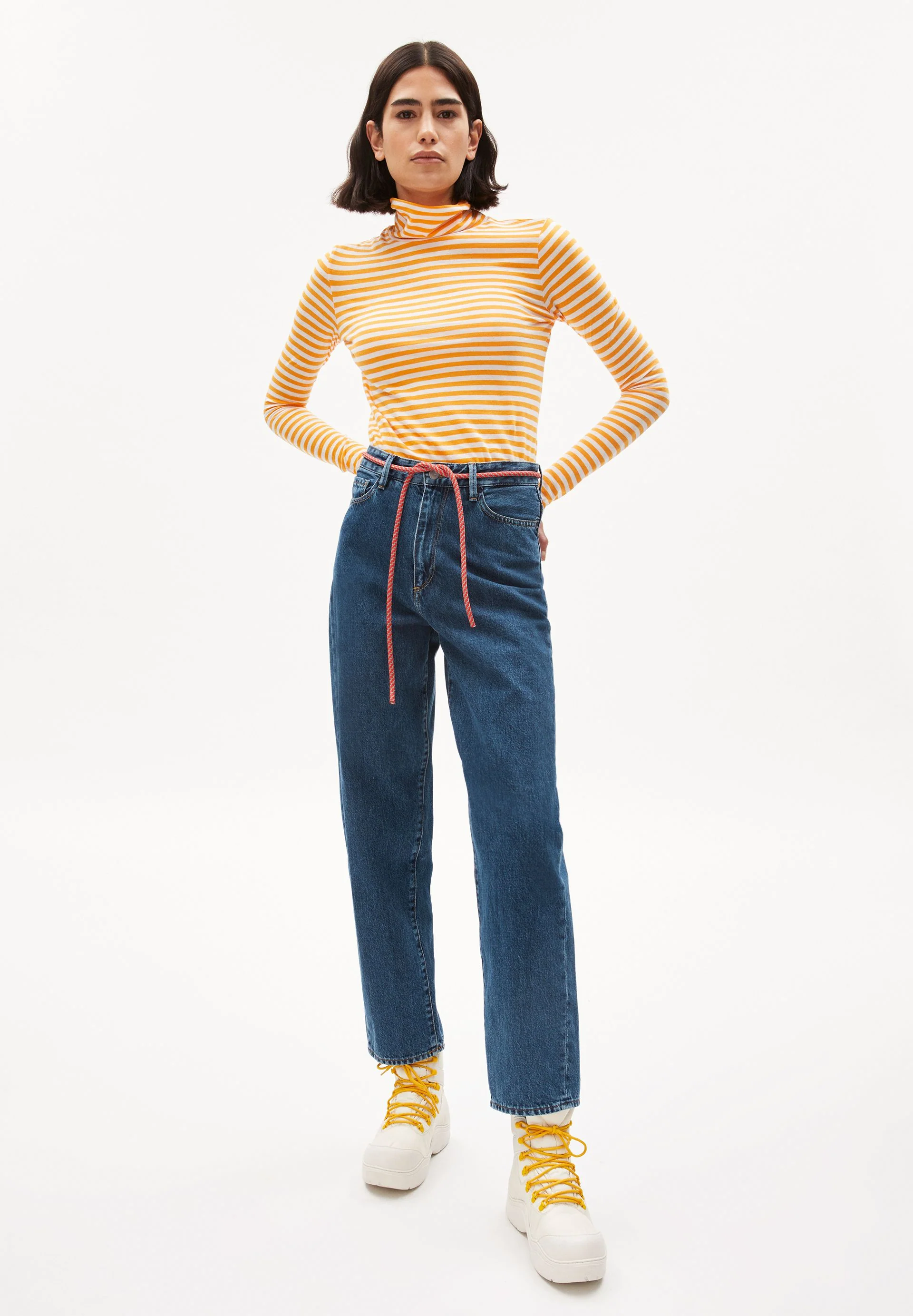 MALENAA STRIPES | sunset-off white - Image 5