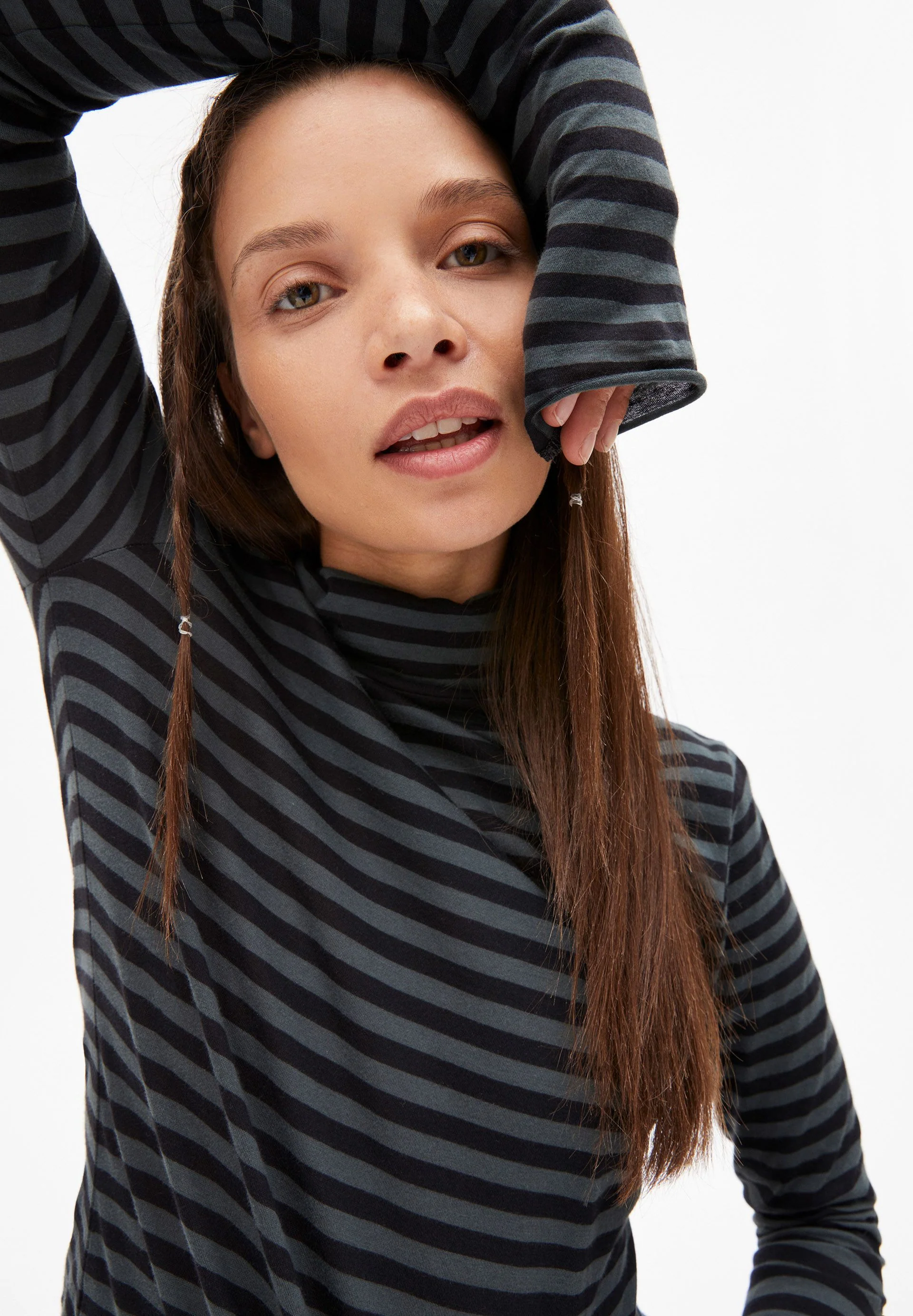 MALENAA STRIPES | vintage green-black - Image 3