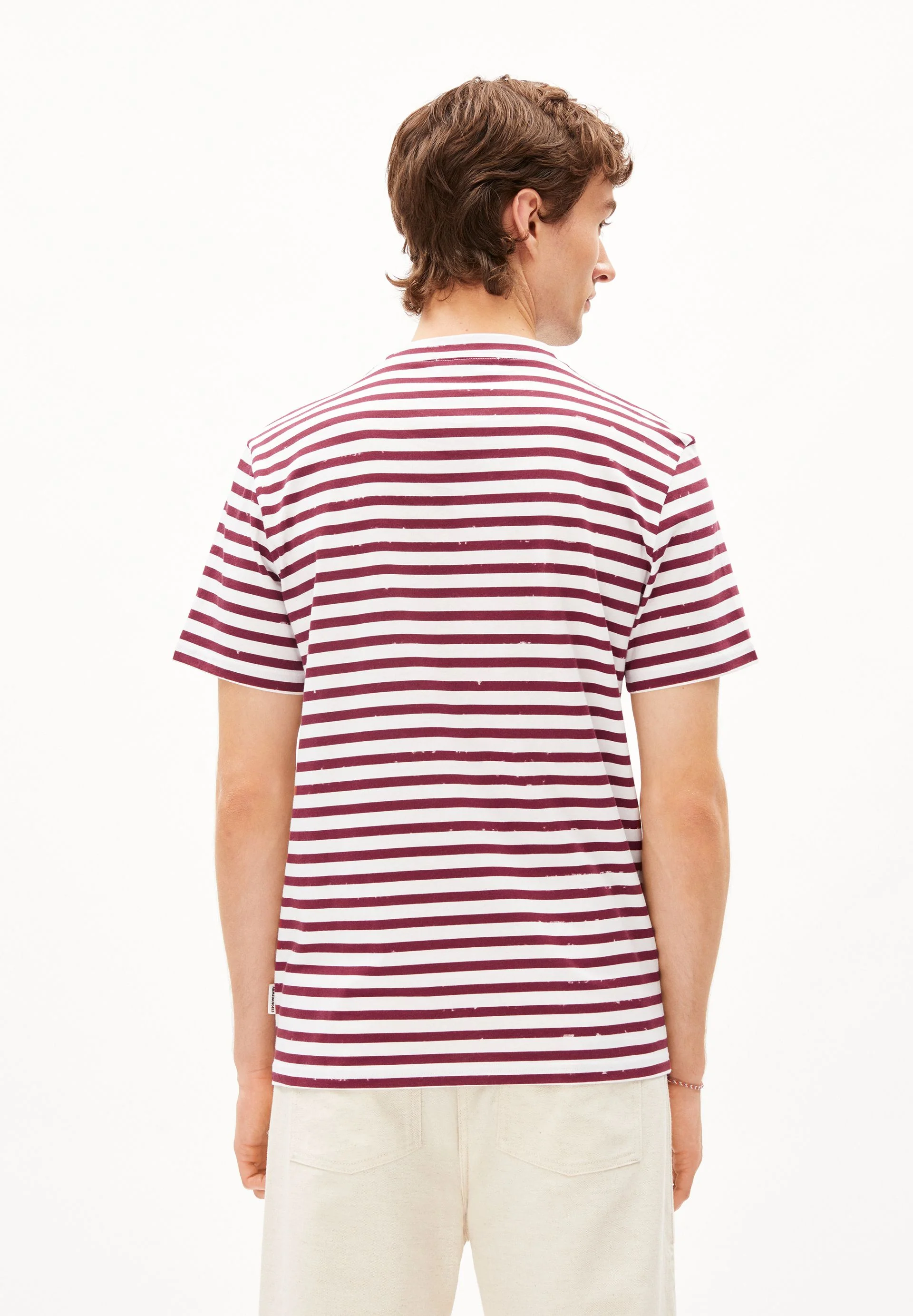 MALMAA STRIPES | white-dark crimson - Image 2