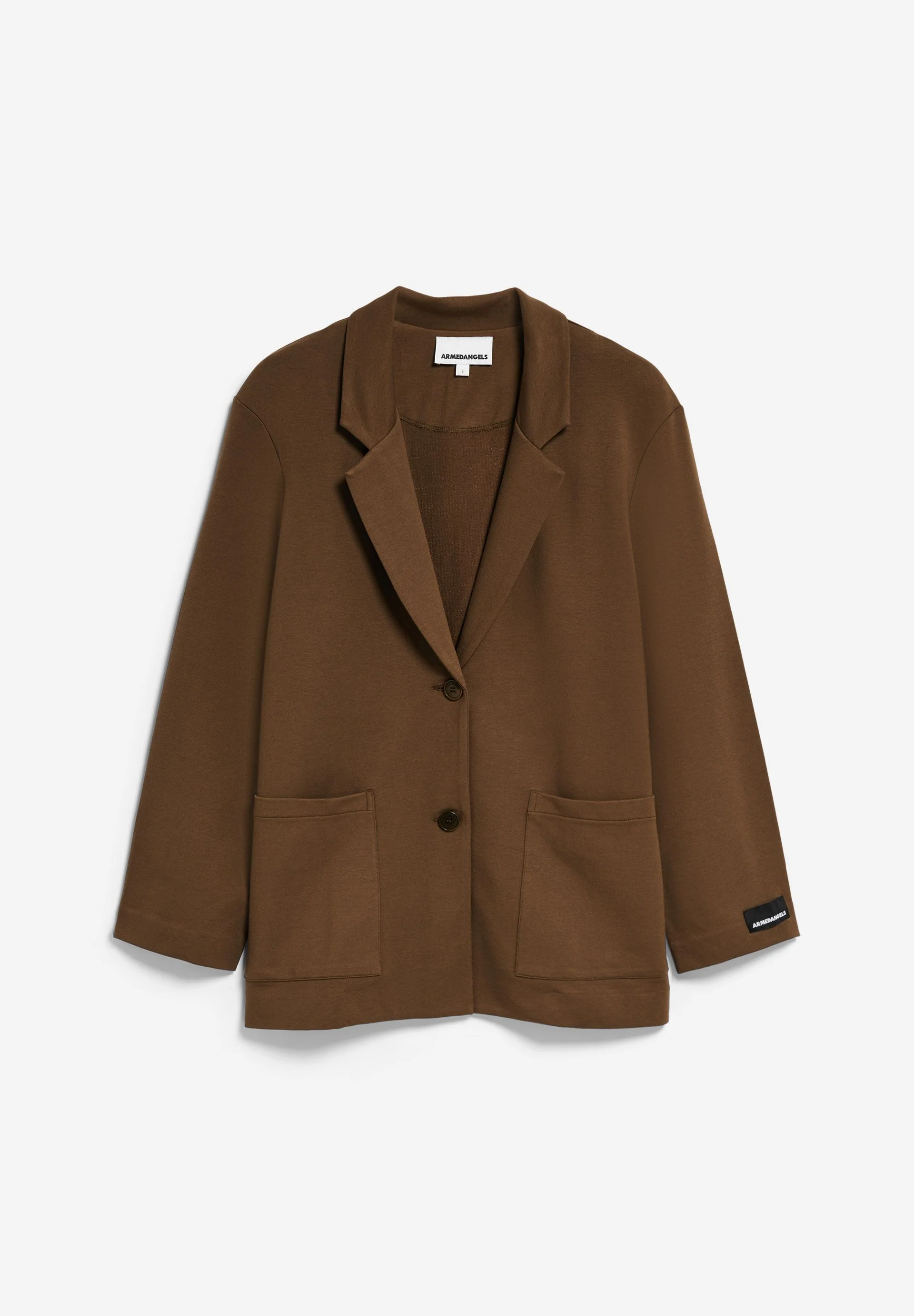 MARIAA FERNANDAA JERSEY BLAZER | dried moss - Image 6