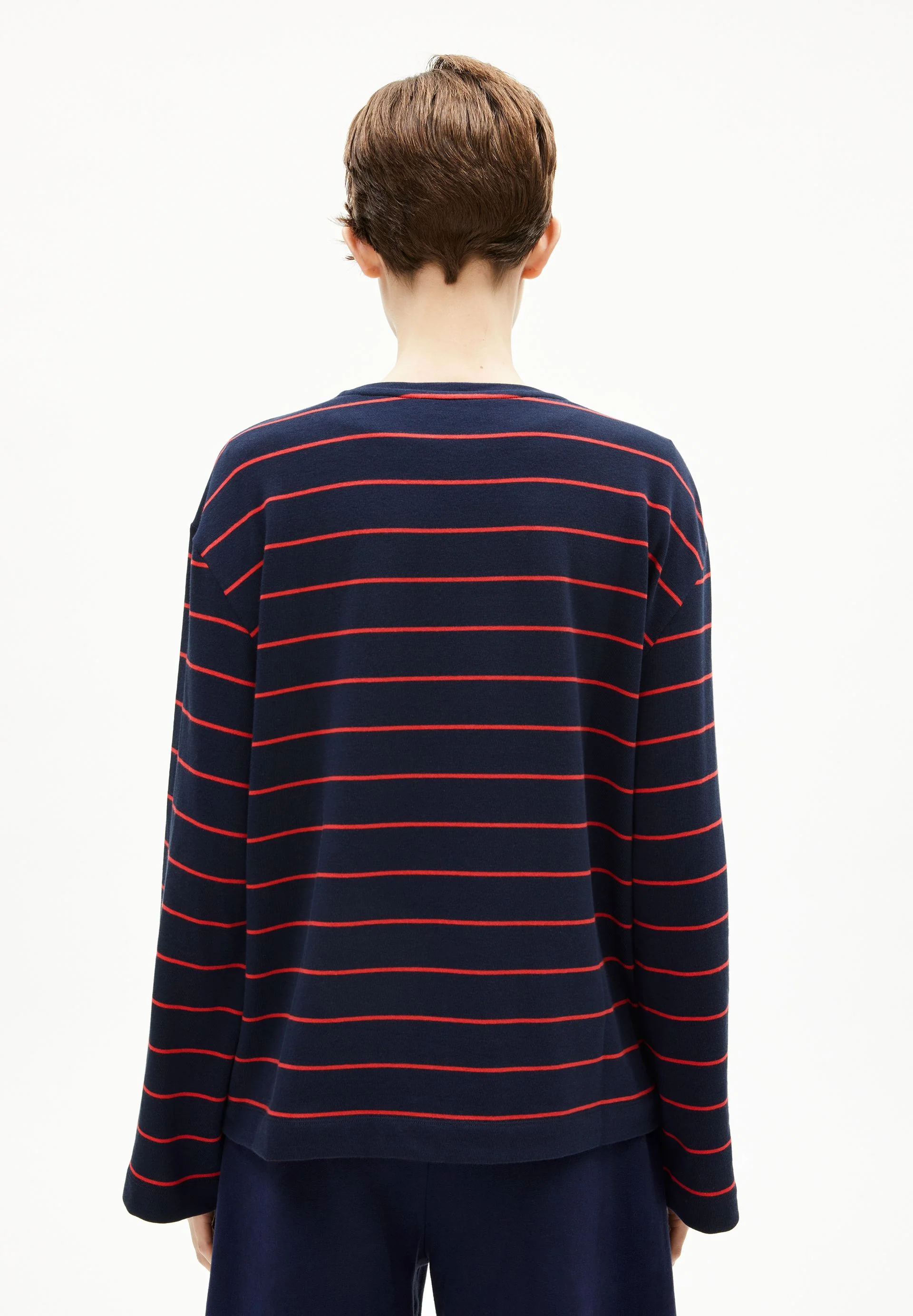 MARYNAA GESTREIFTES LANGARMSHIRT | tinted navy-candy apple - Image 2