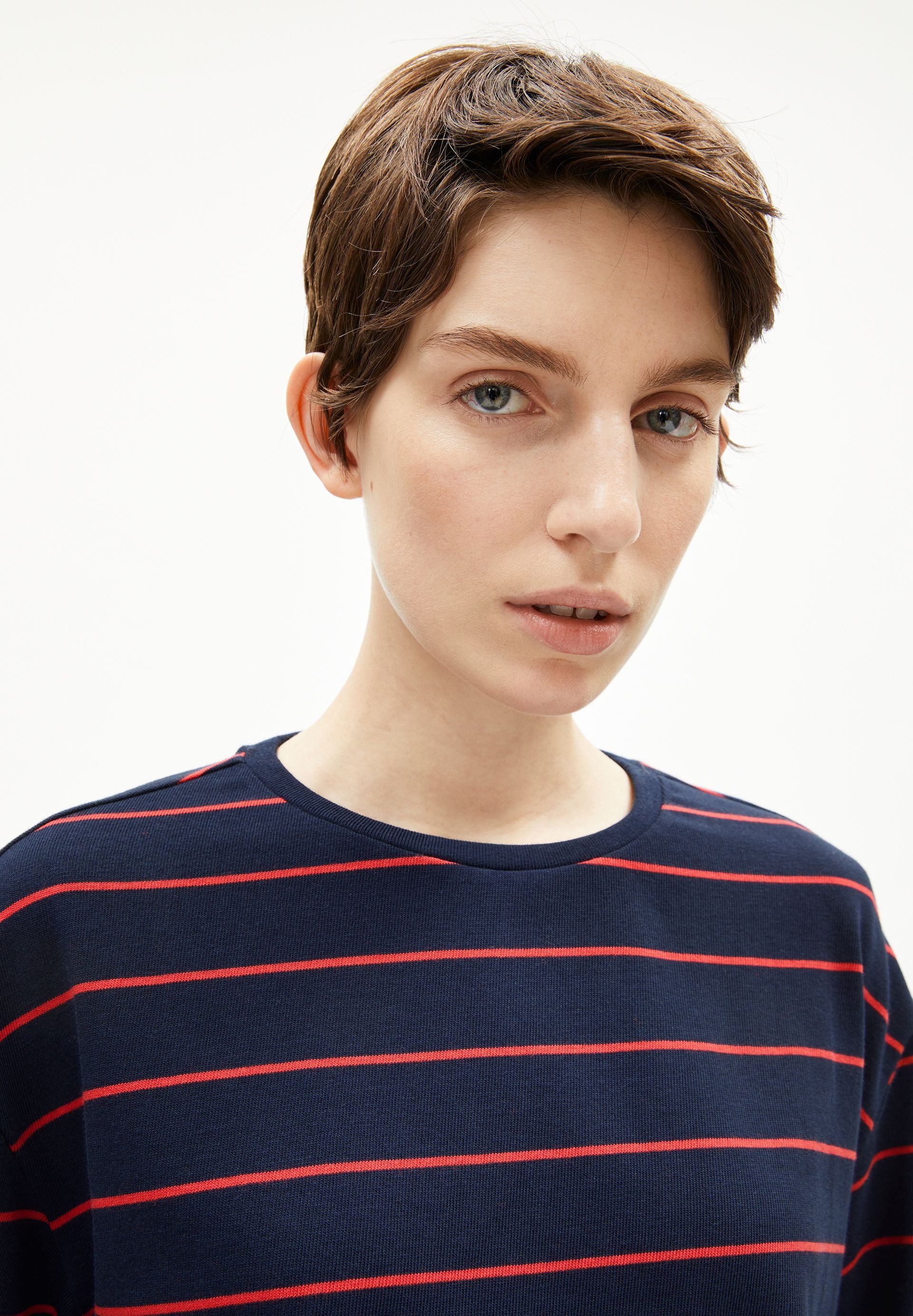MARYNAA GESTREIFTES LANGARMSHIRT | tinted navy-candy apple - Image 3