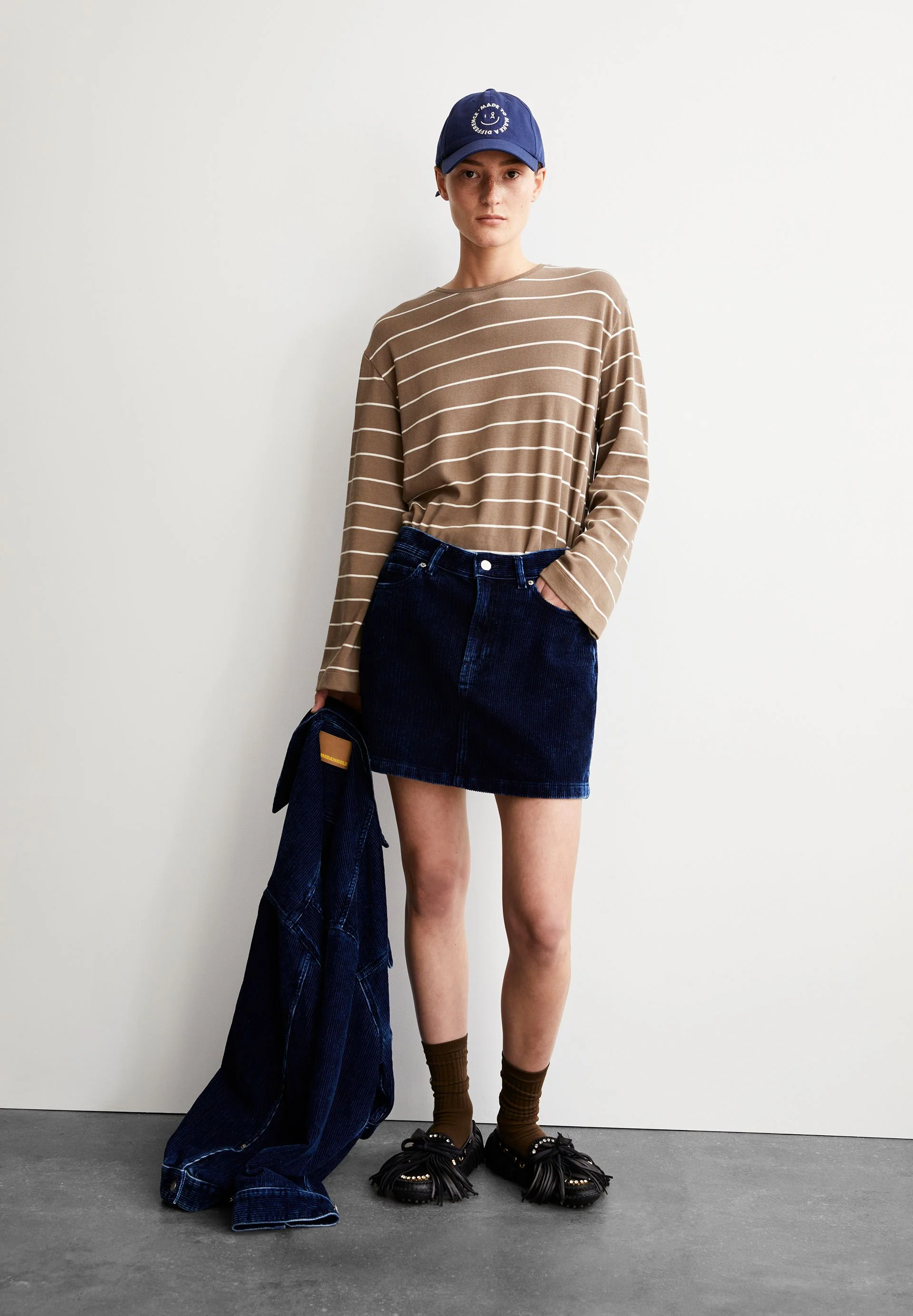 MARYNAA GESTREIFTES LANGARMSHIRT | walnut cream-oatmilk - Image 4