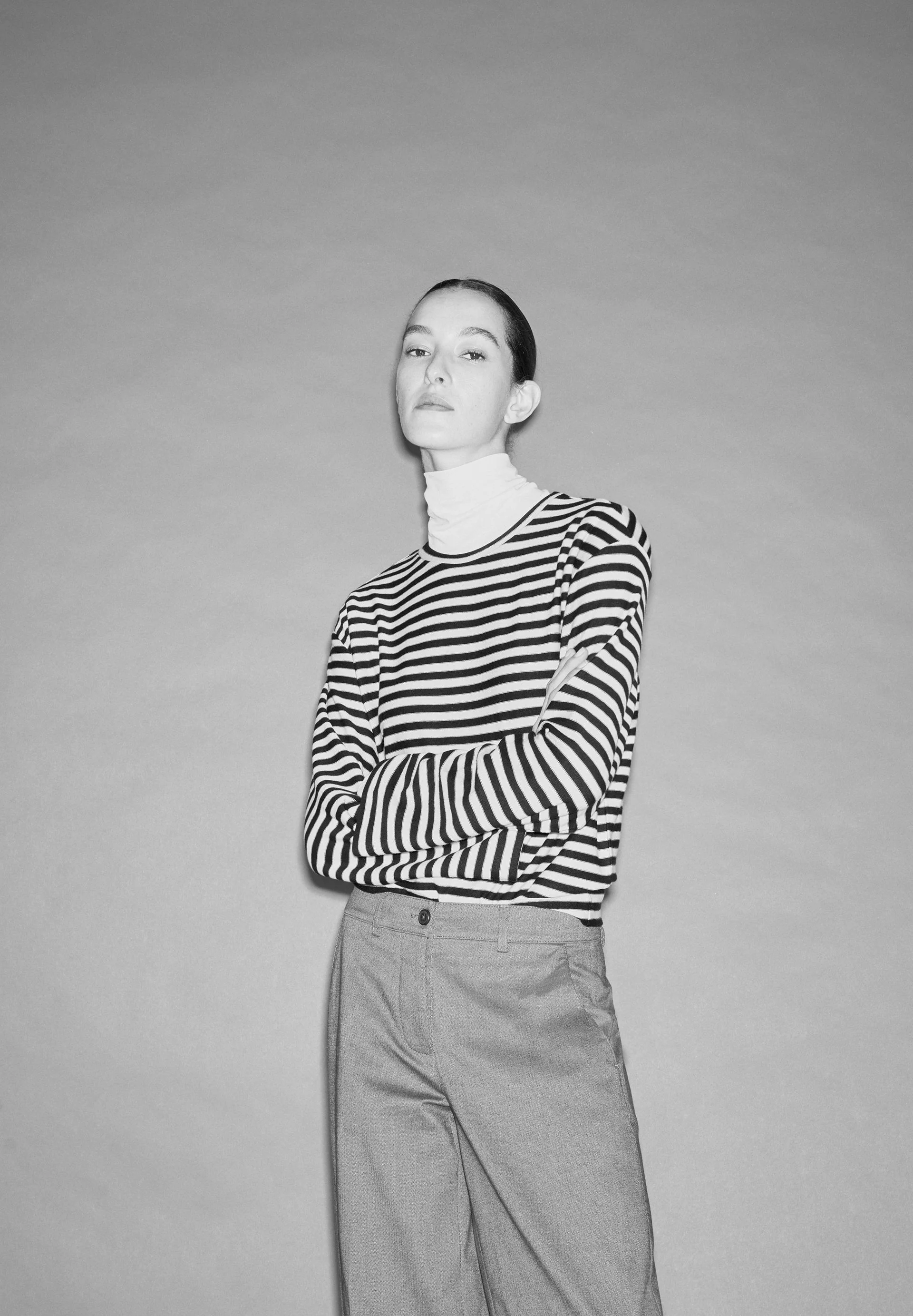 MARYNAA KNITTED STRIPE | kitt-black - Image 4