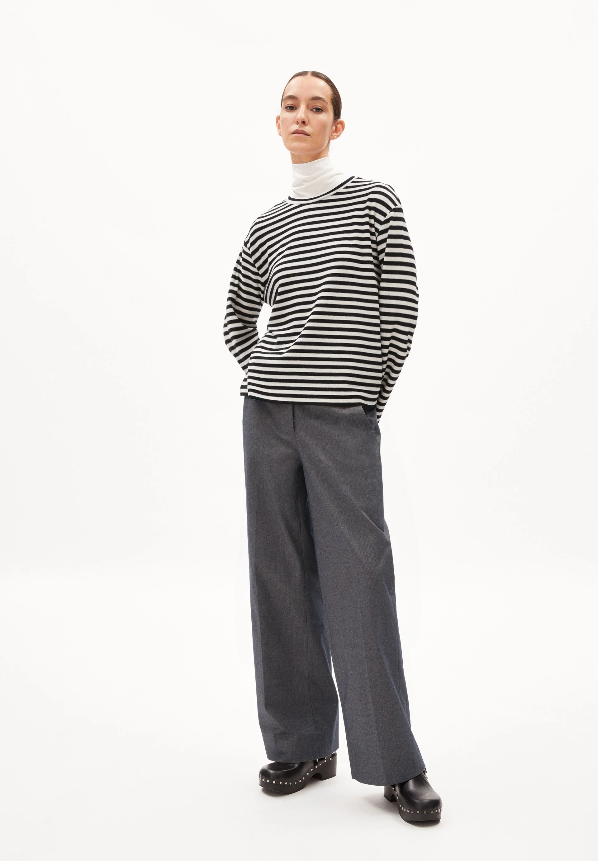 MARYNAA KNITTED STRIPE | kitt-black - Image 5