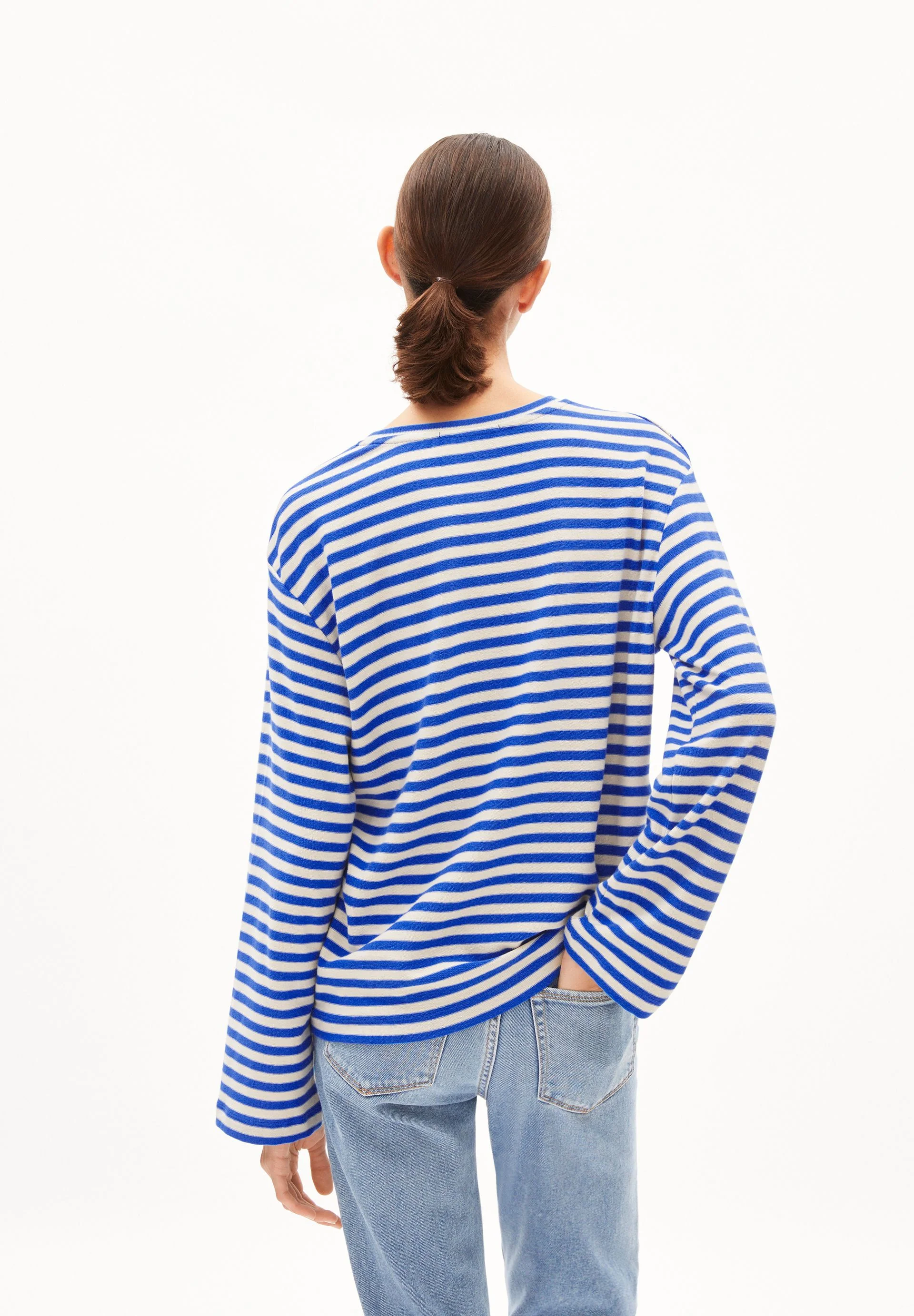 MARYNAA KNITTED STRIPE | warm blue-kitt - Image 2