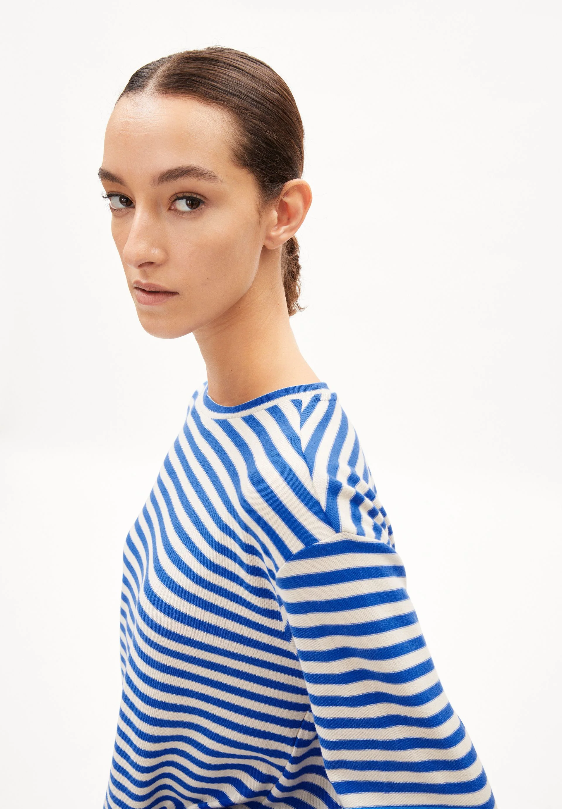 MARYNAA KNITTED STRIPE | warm blue-kitt - Image 3