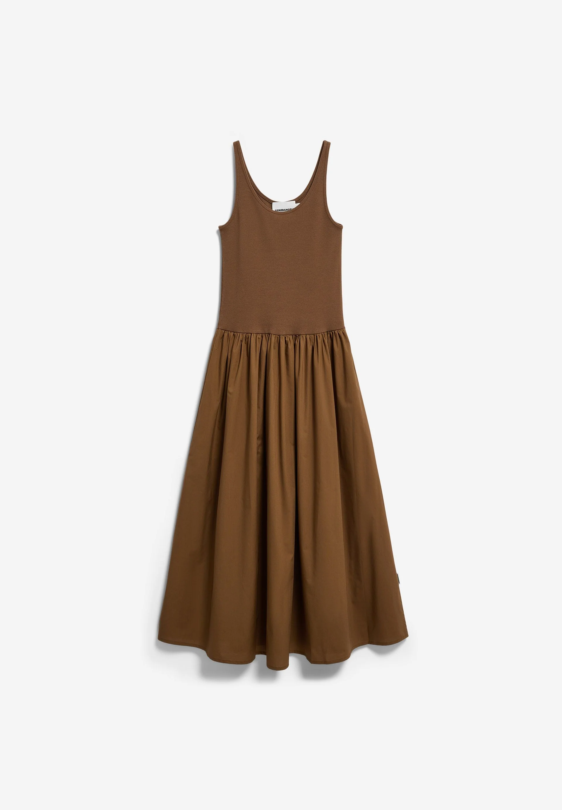 MATERIAL-MIX KLEID | dried palm-dried palm - Image 6