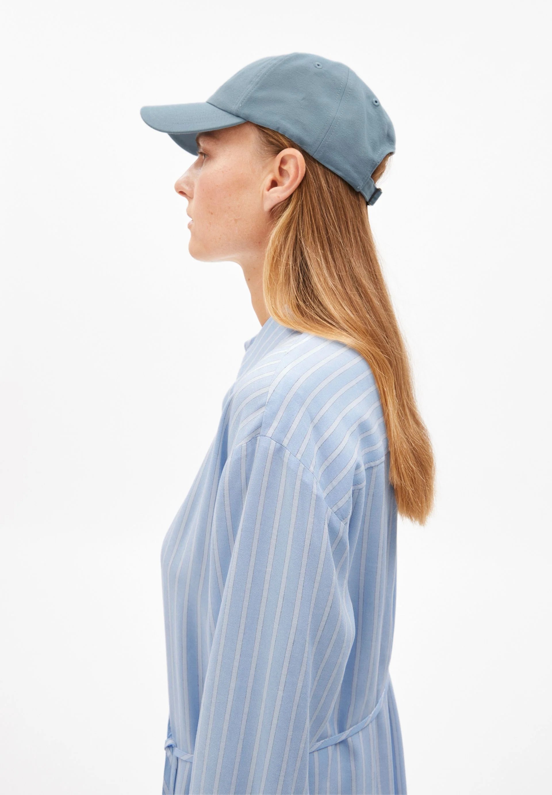 MATHAA LINO STRIPES | silky blue-morning sky - Image 3