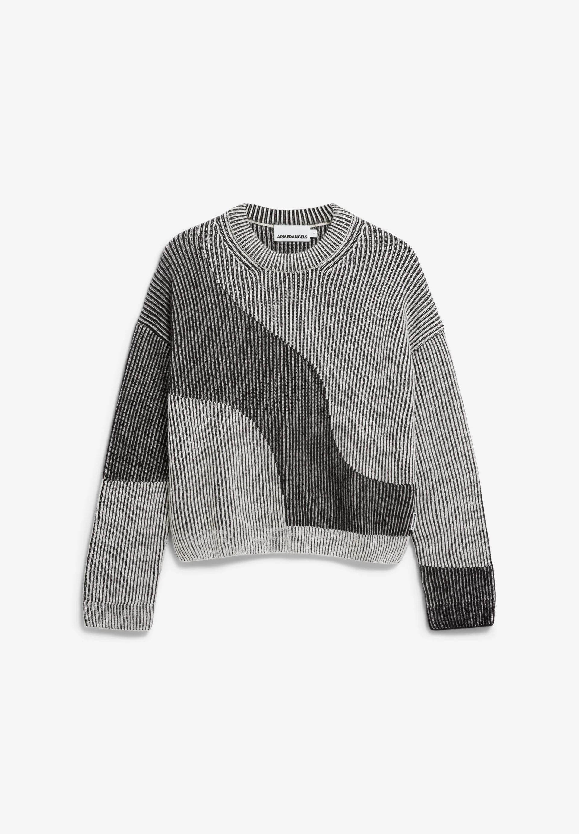 MAYRAA VANISE STRICKPULLOVER | black-off white - Image 6
