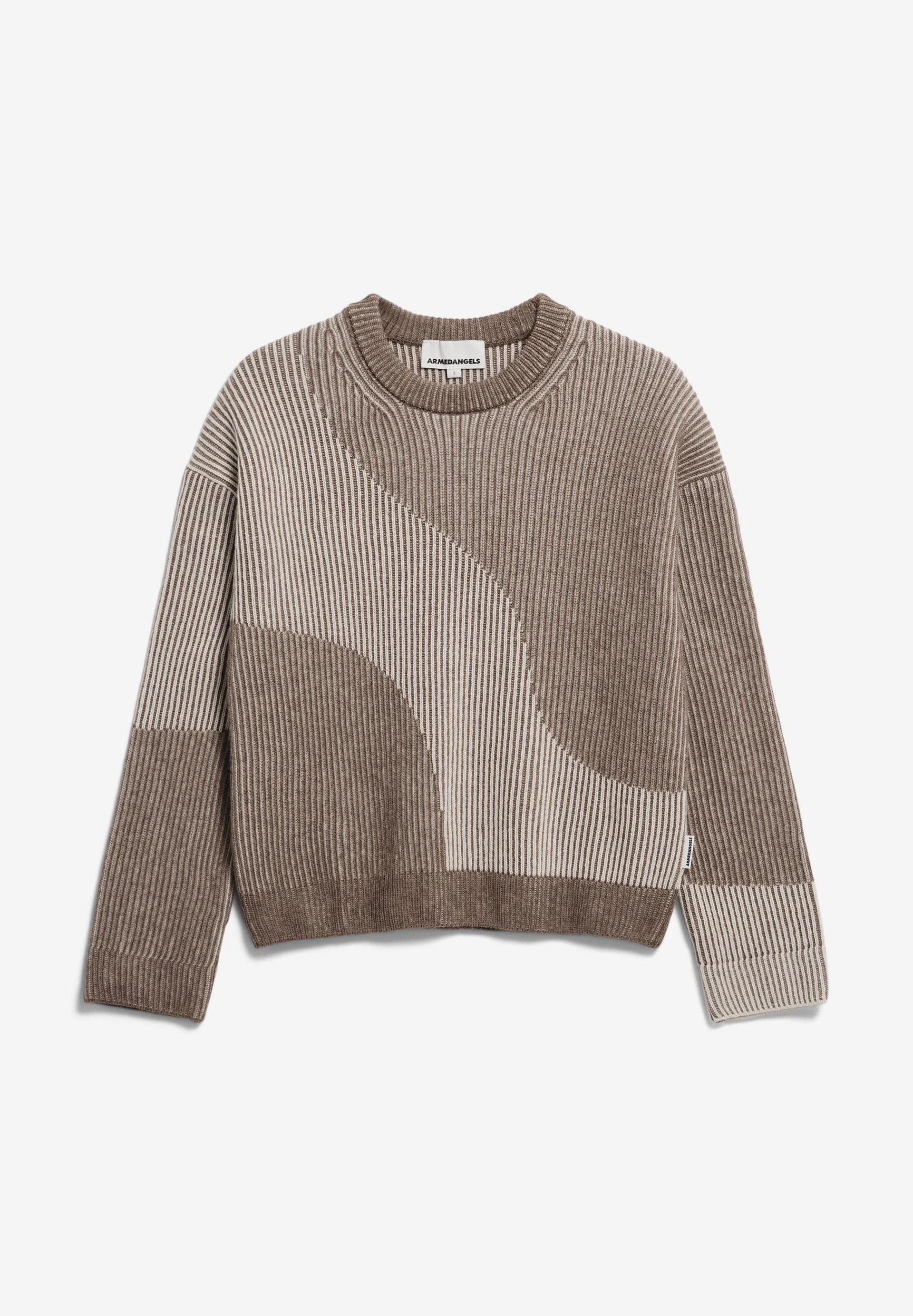 MAYRAA VANISE STRICKPULLOVER | cinnamon dust melange-oatmilk - Image 6