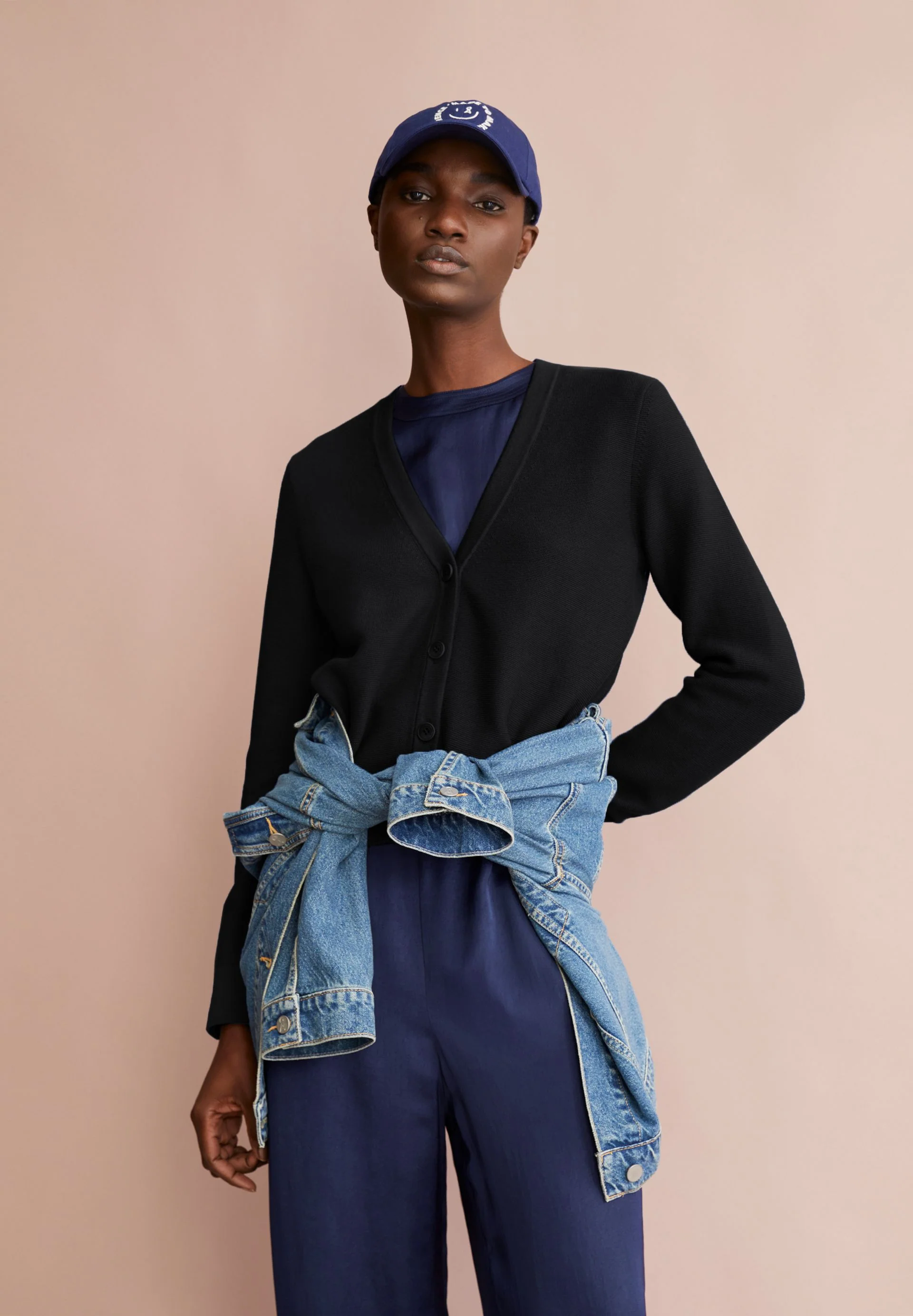 MENAAL LINKS LINKS STRICKJACKE | black - Image 4