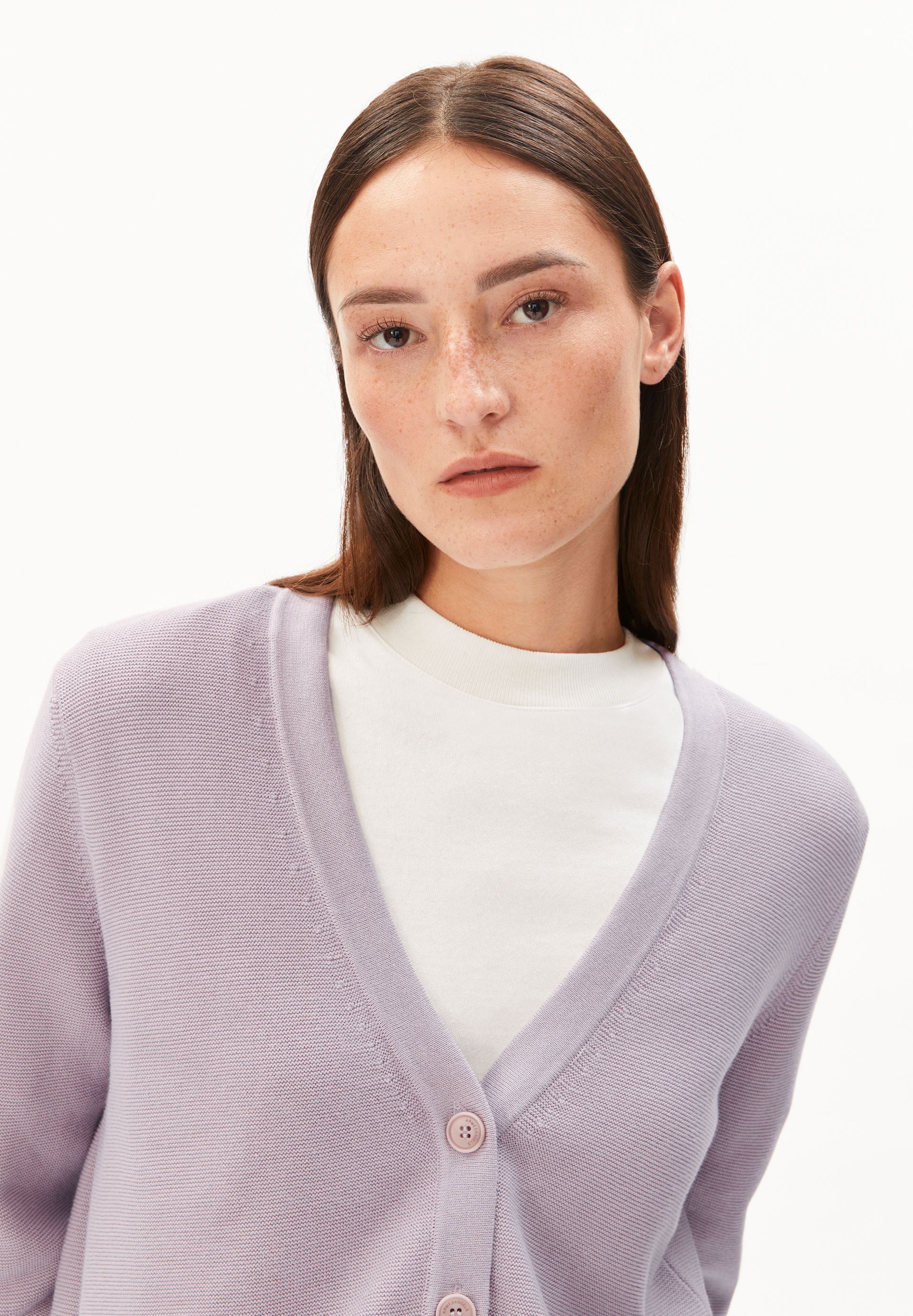 MENAAL LINKS LINKS STRICKJACKE | ice grape - Image 3