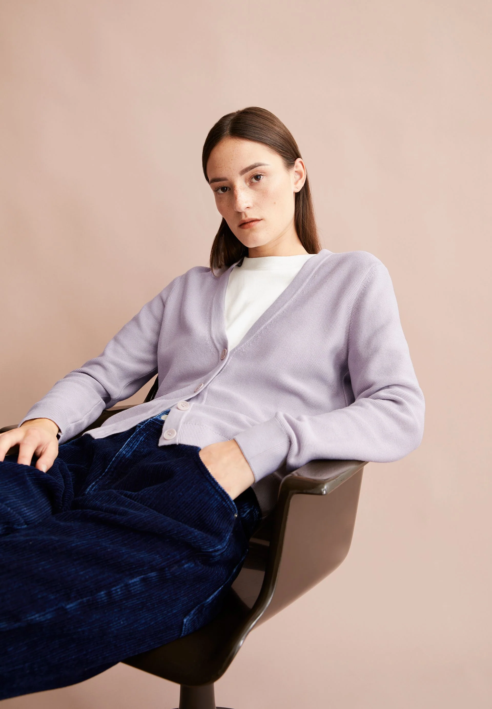 MENAAL LINKS LINKS STRICKJACKE | ice grape - Image 4