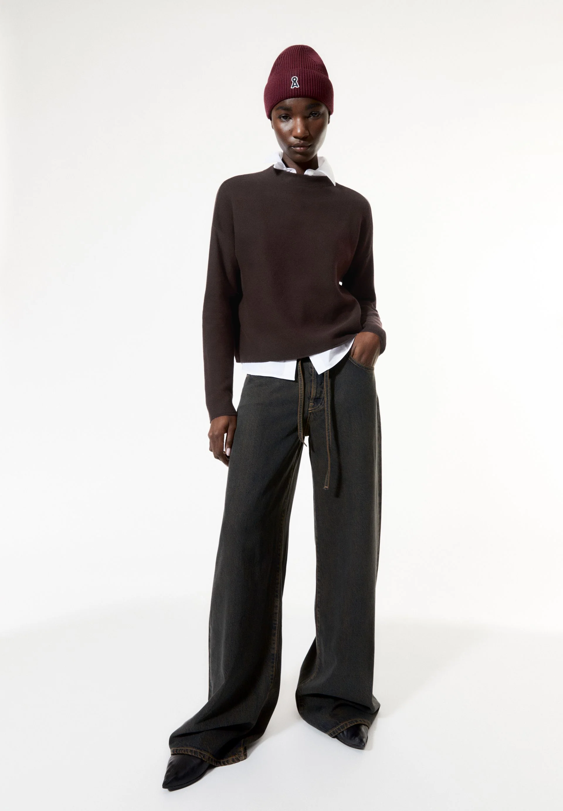 MERINAA STRICKPULLOVER | coffee - Image 4