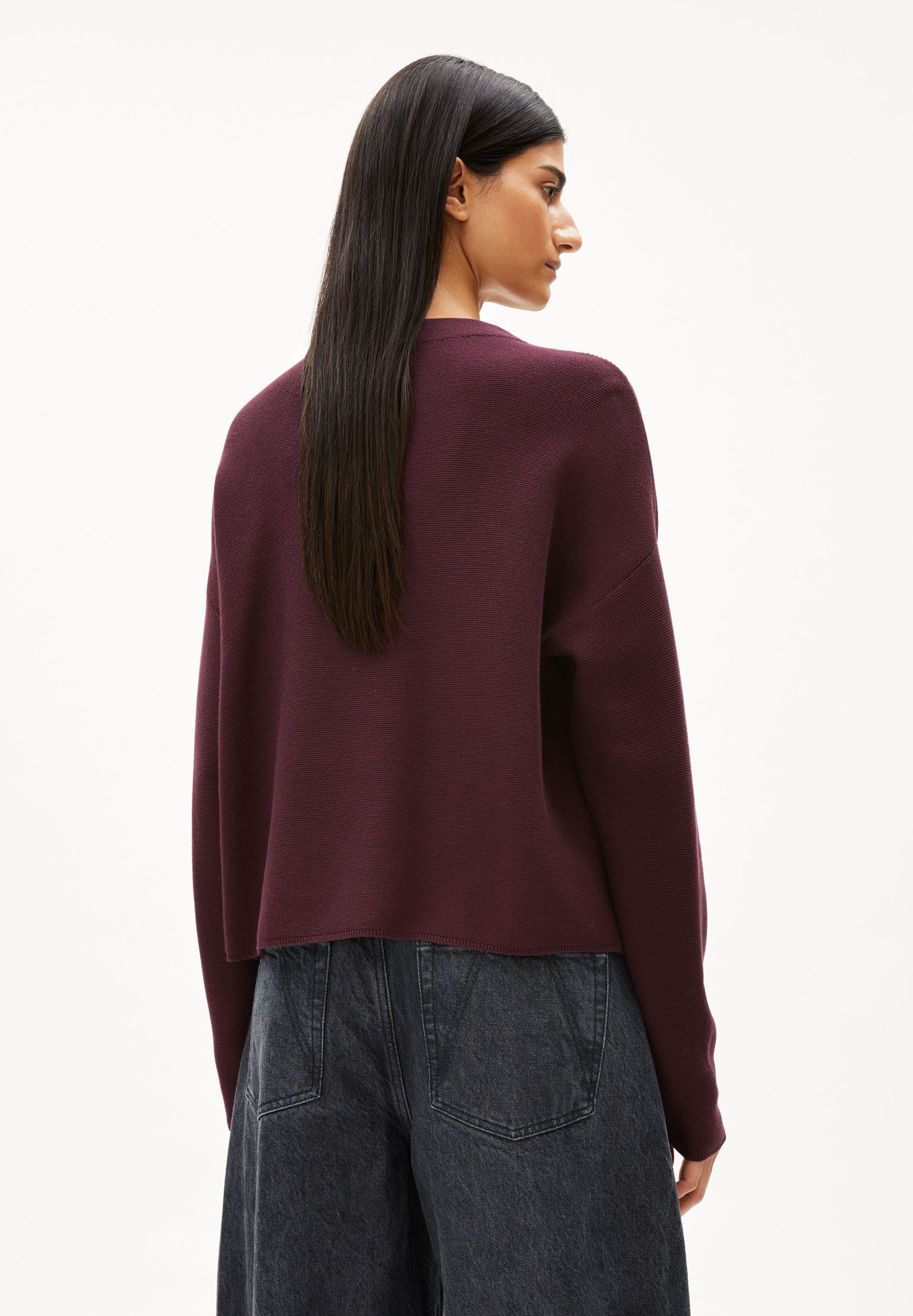 MERINAA STRICKPULLOVER | dark cranberry - Image 2