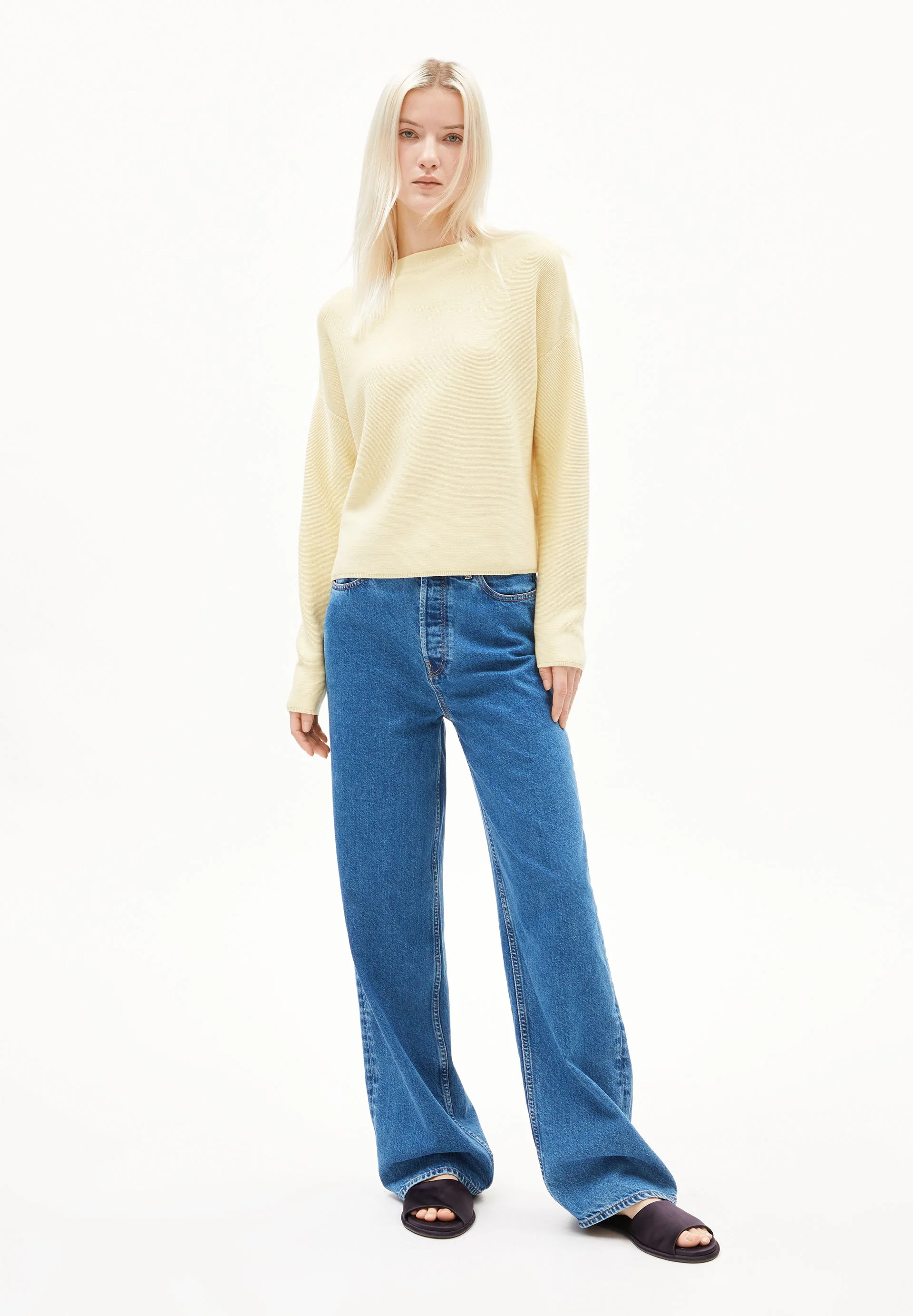 MERINAA STRICKPULLOVER | early yellow - Image 5