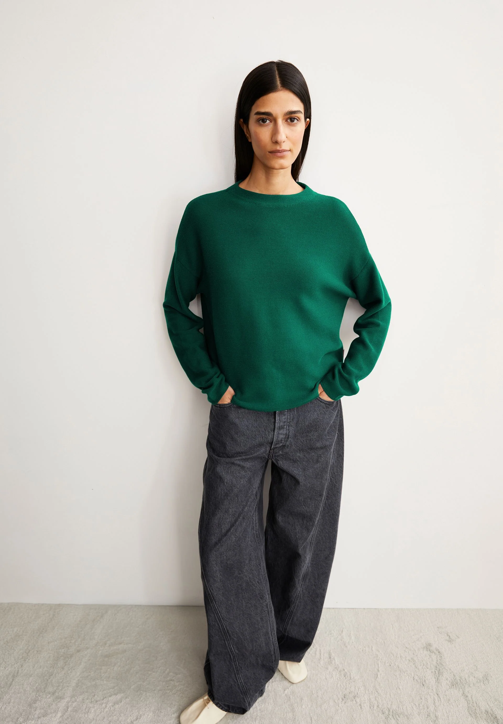 MERINAA STRICKPULLOVER | emerald green - Image 4