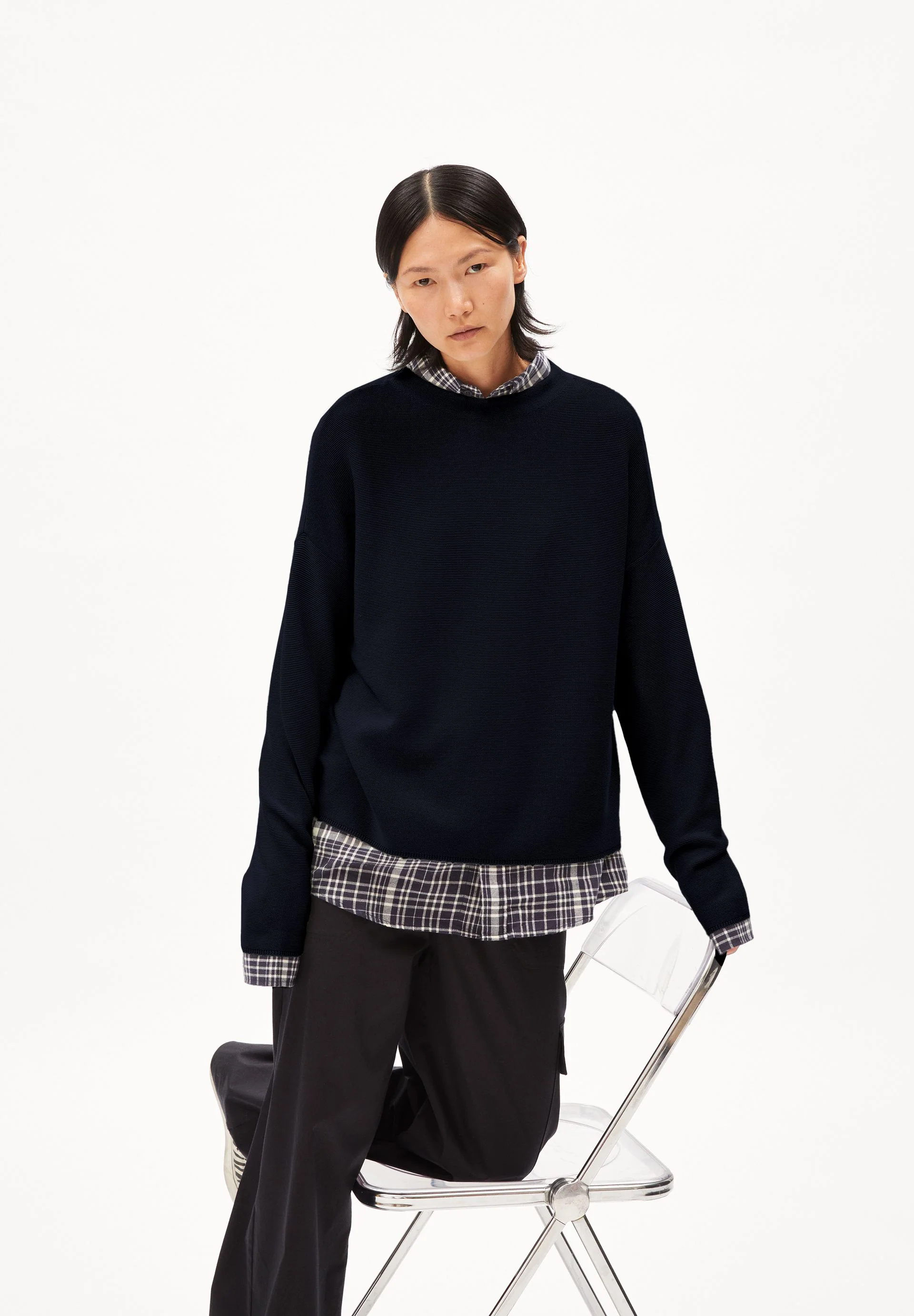 MERINAA STRICKPULLOVER | night sky - Image 4