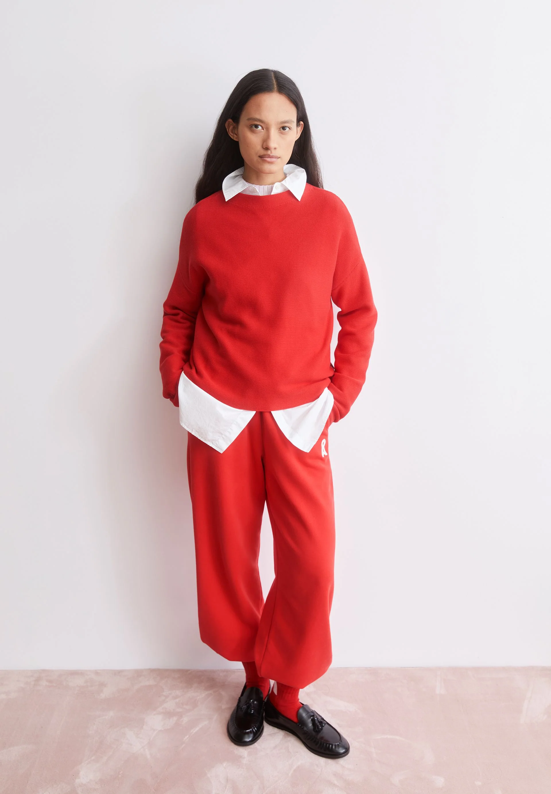 MERINAA STRICKPULLOVER | mars red - Image 4
