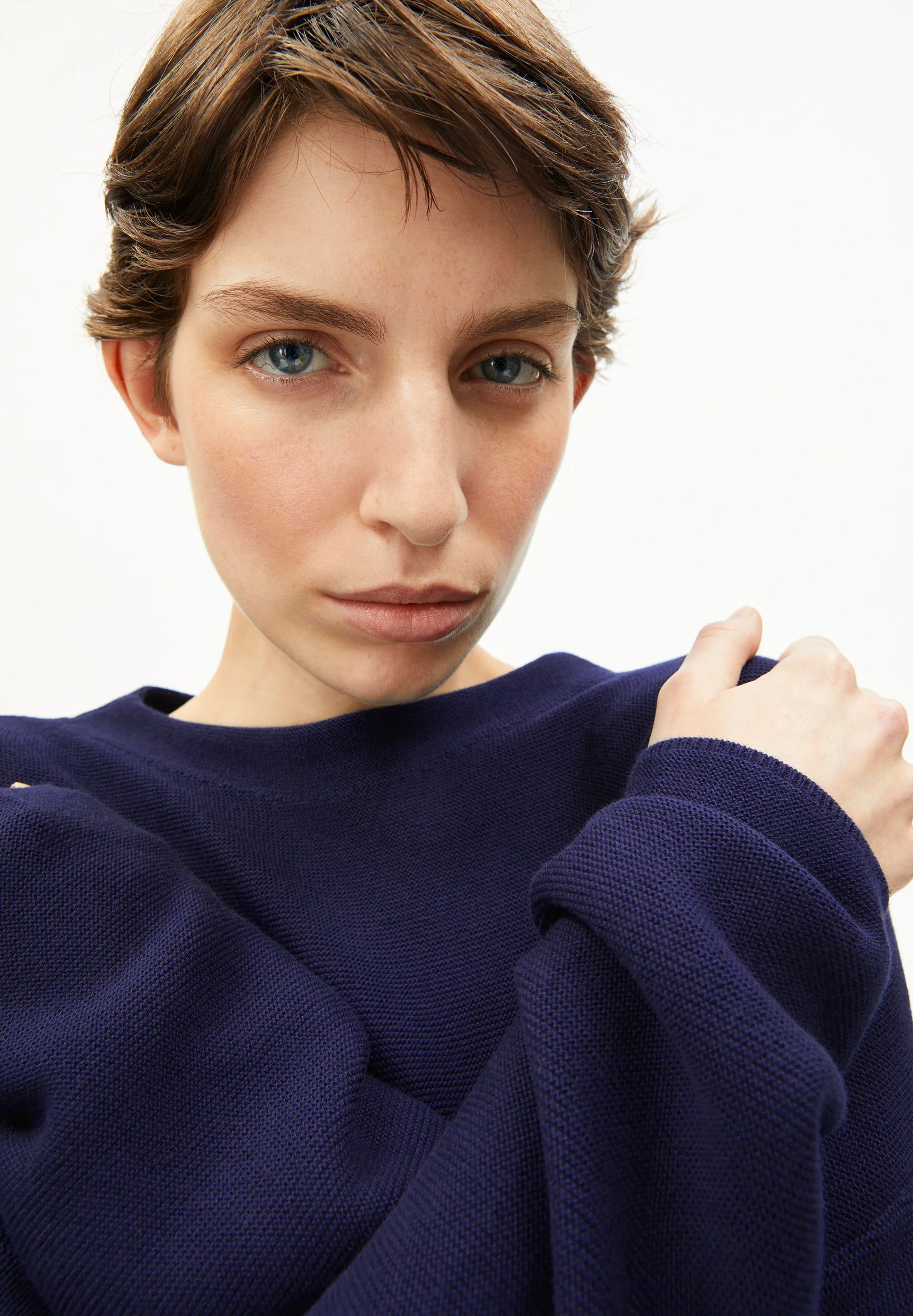 MERINAA STRICKPULLOVER | tinted navy - Image 3