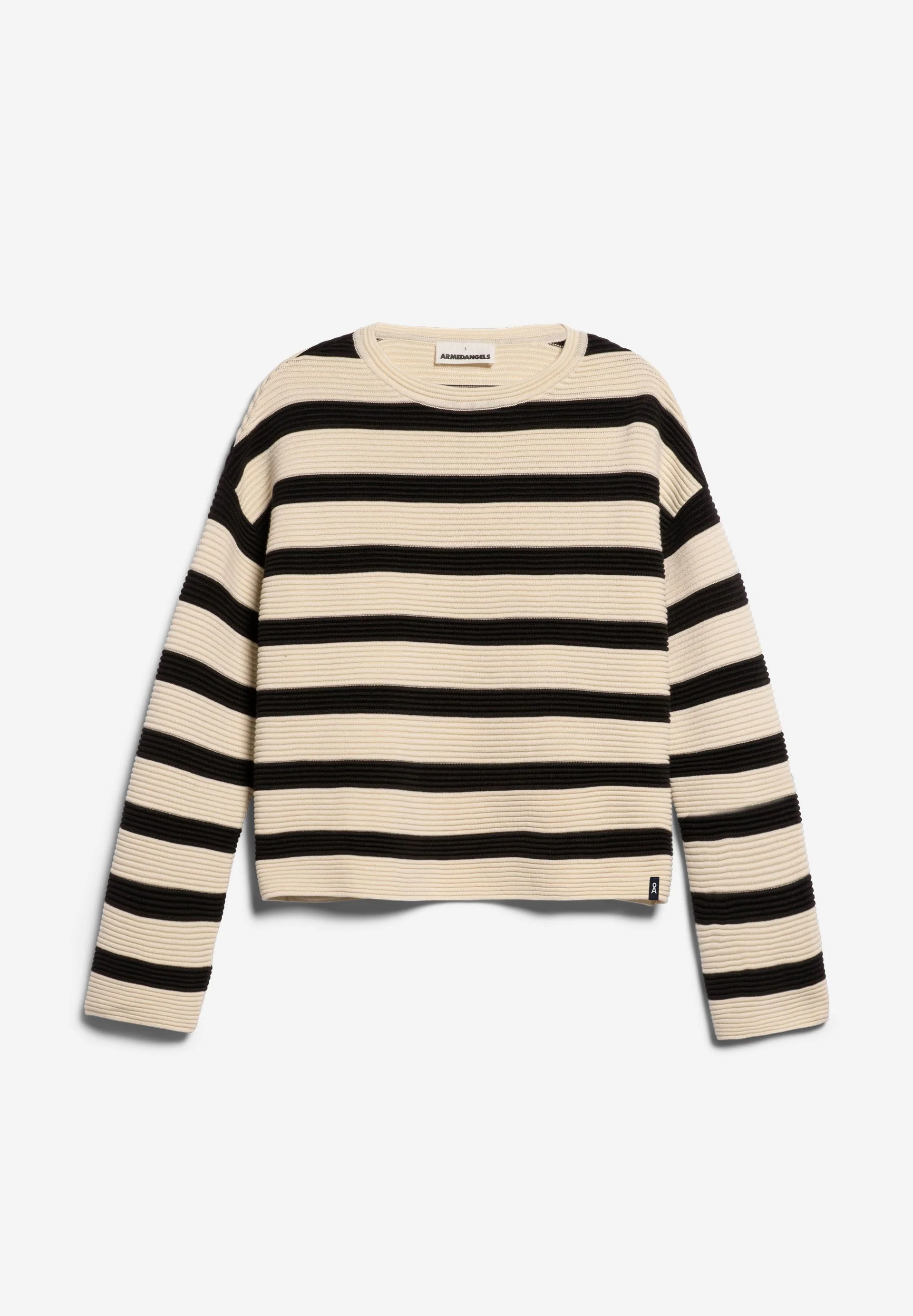 MERINAA STRIPED | oatmilk-black - Image 6