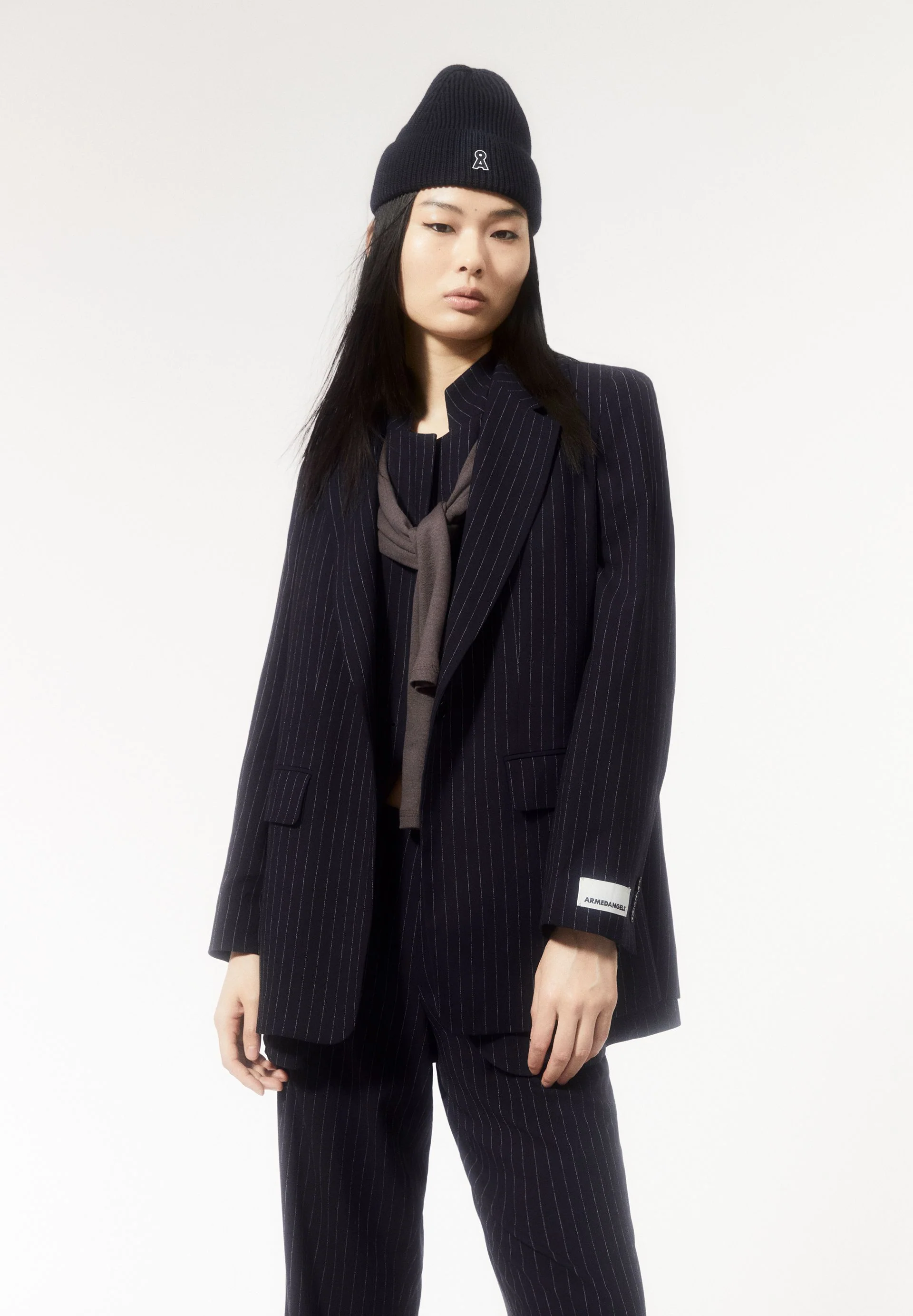 MIKAALA PINSTRIPE | night sky-white - Image 4
