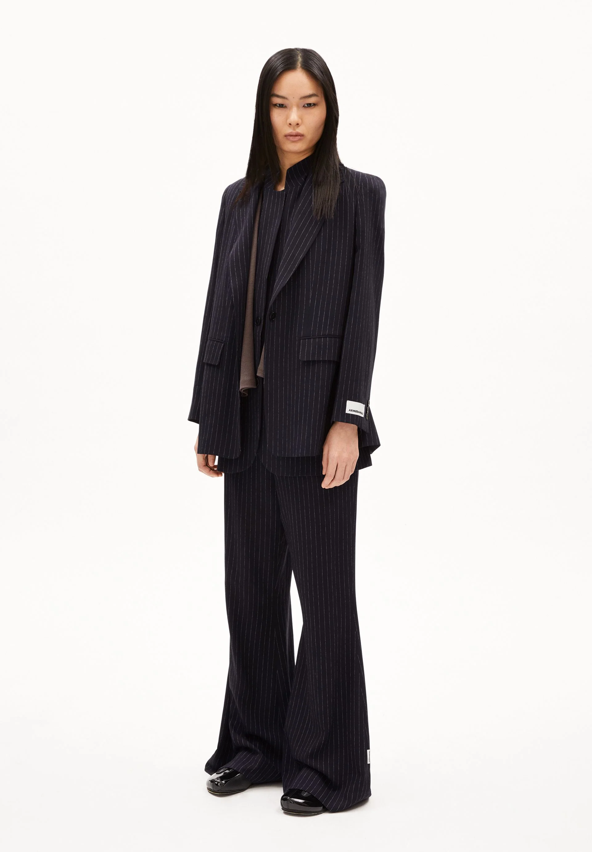 MIKAALA PINSTRIPE | night sky-white - Image 5