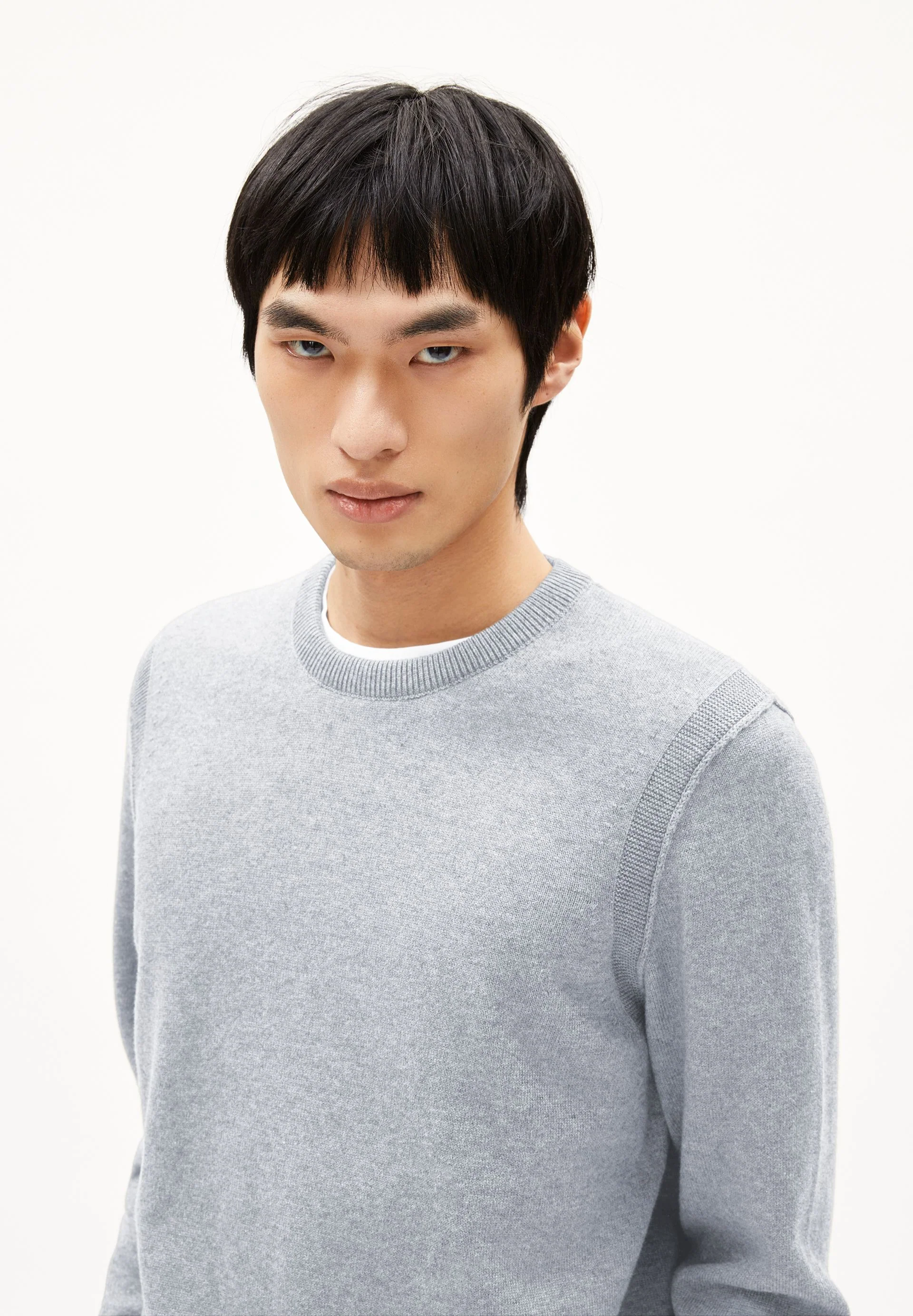 MIKITAA STRICKPULLOVER | silver melange - Image 3