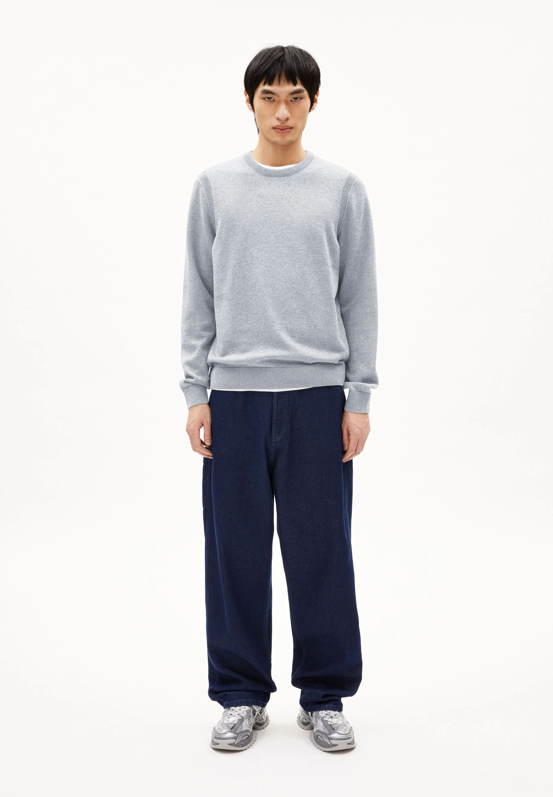 MIKITAA STRICKPULLOVER | silver melange - Image 5