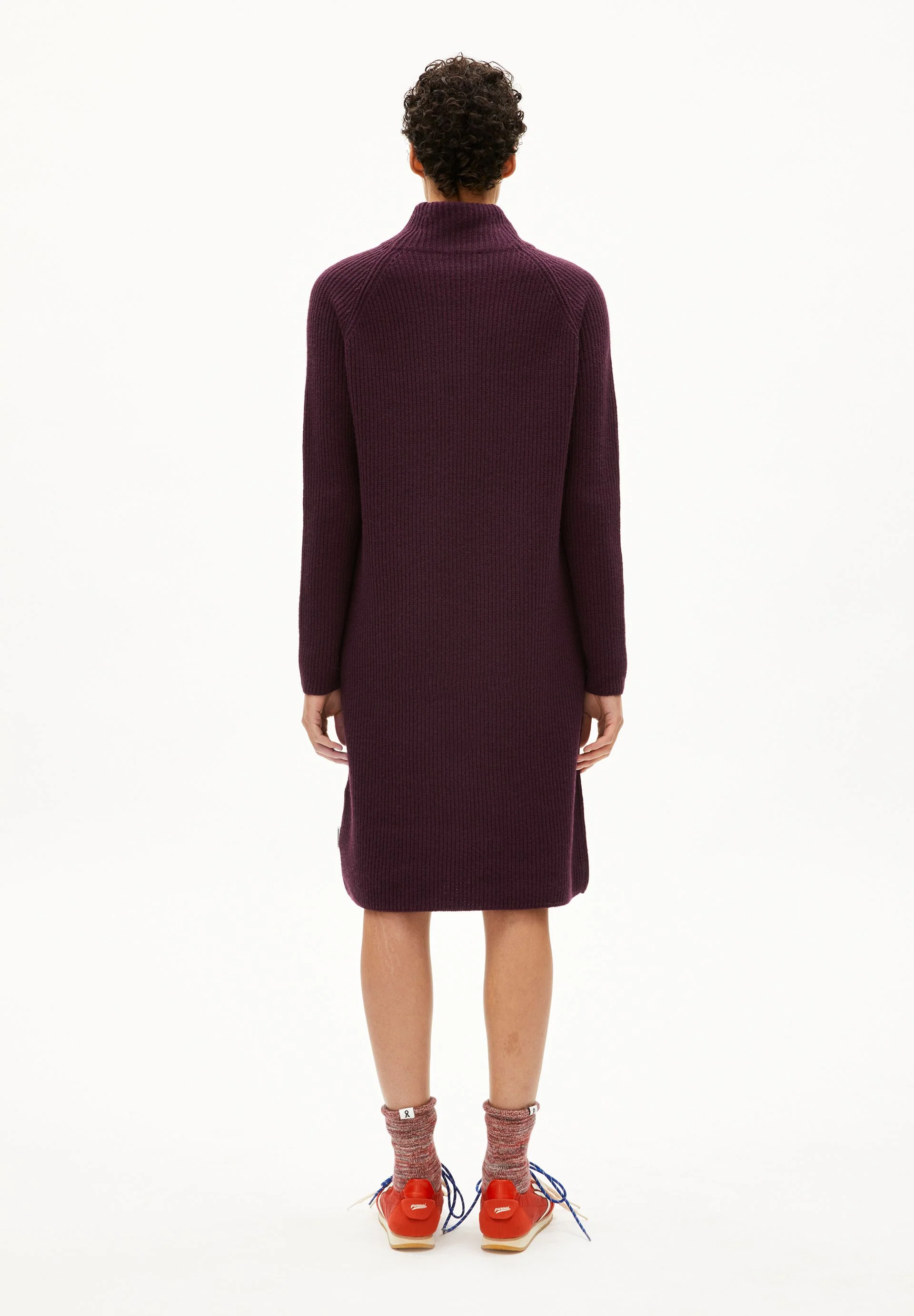 MILLAANA KLEID | dark cranberry - Image 2