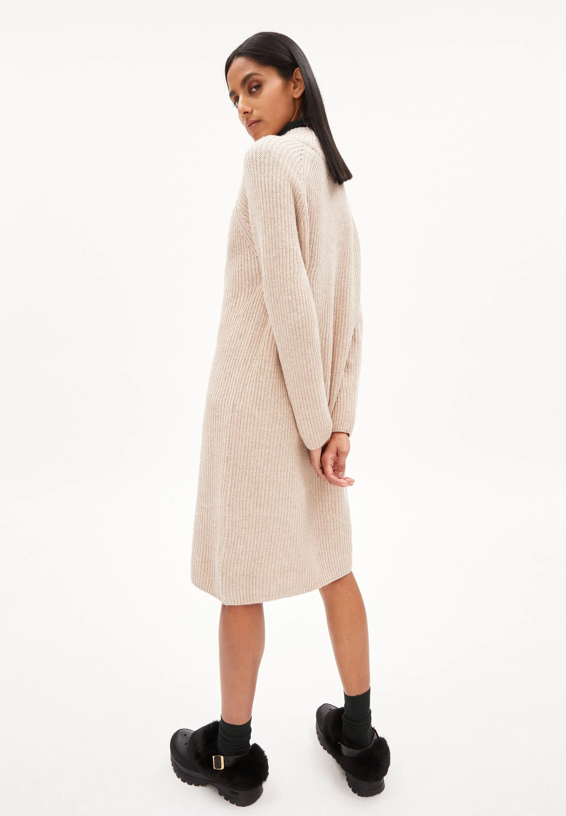 MILLAANA KLEID | light caramel melange - Image 2