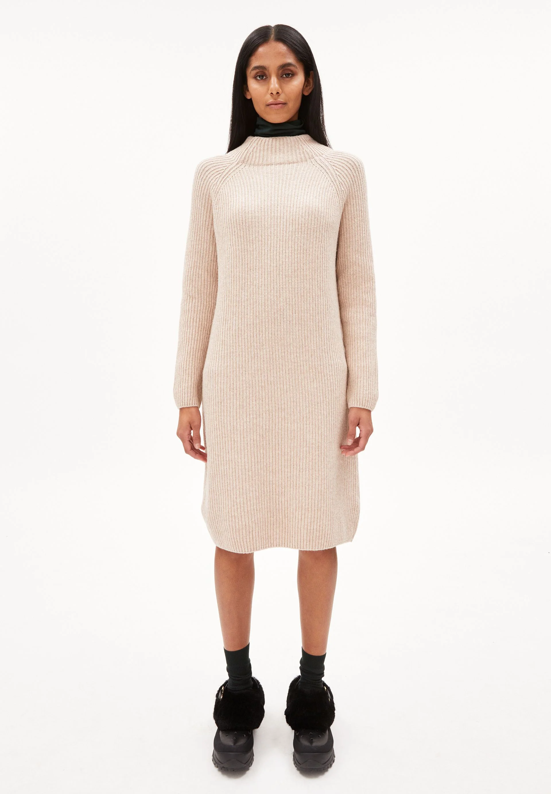 MILLAANA KLEID | light caramel melange - Image 5