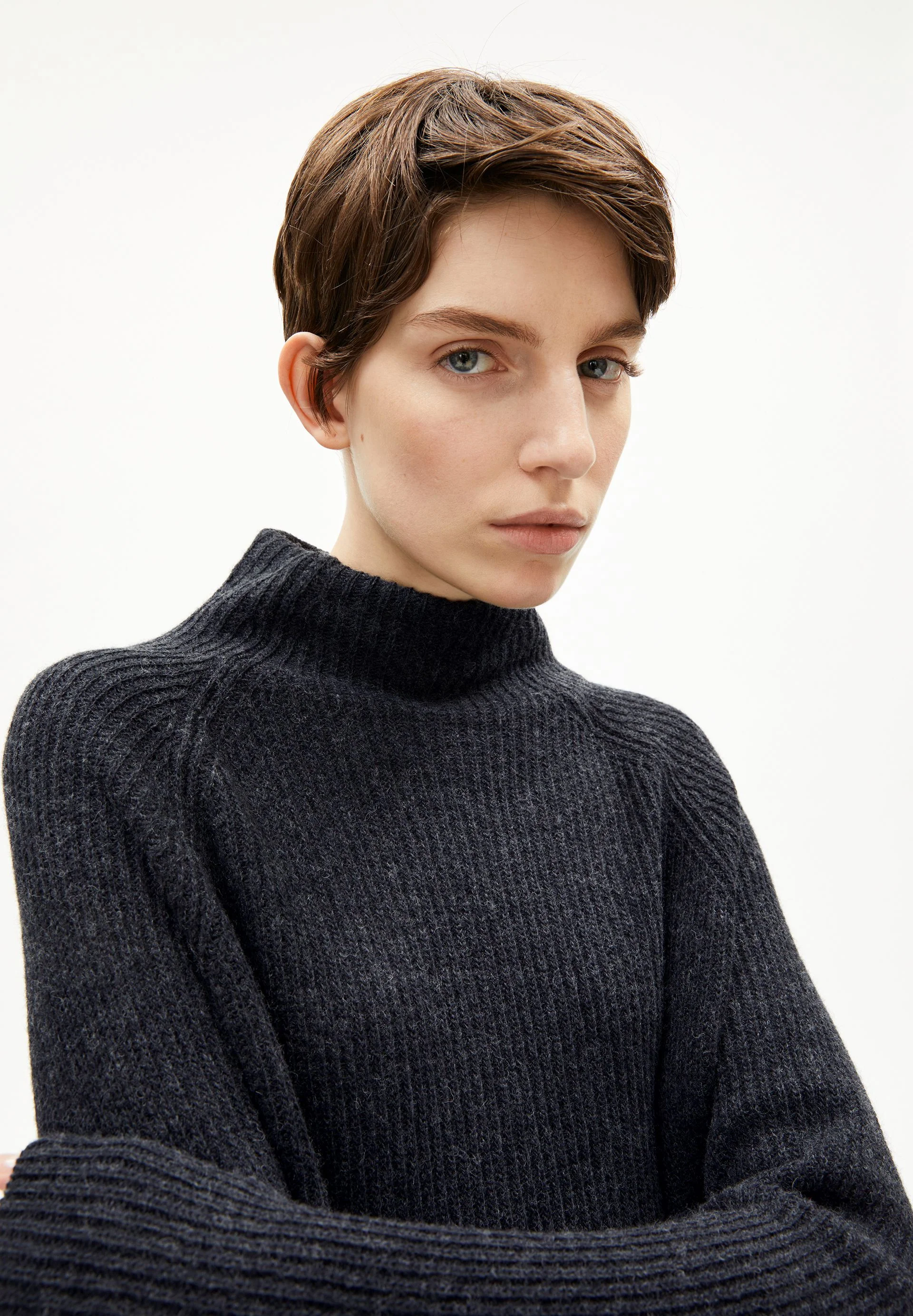 MILLAANA KLEID | steel melange - Image 3