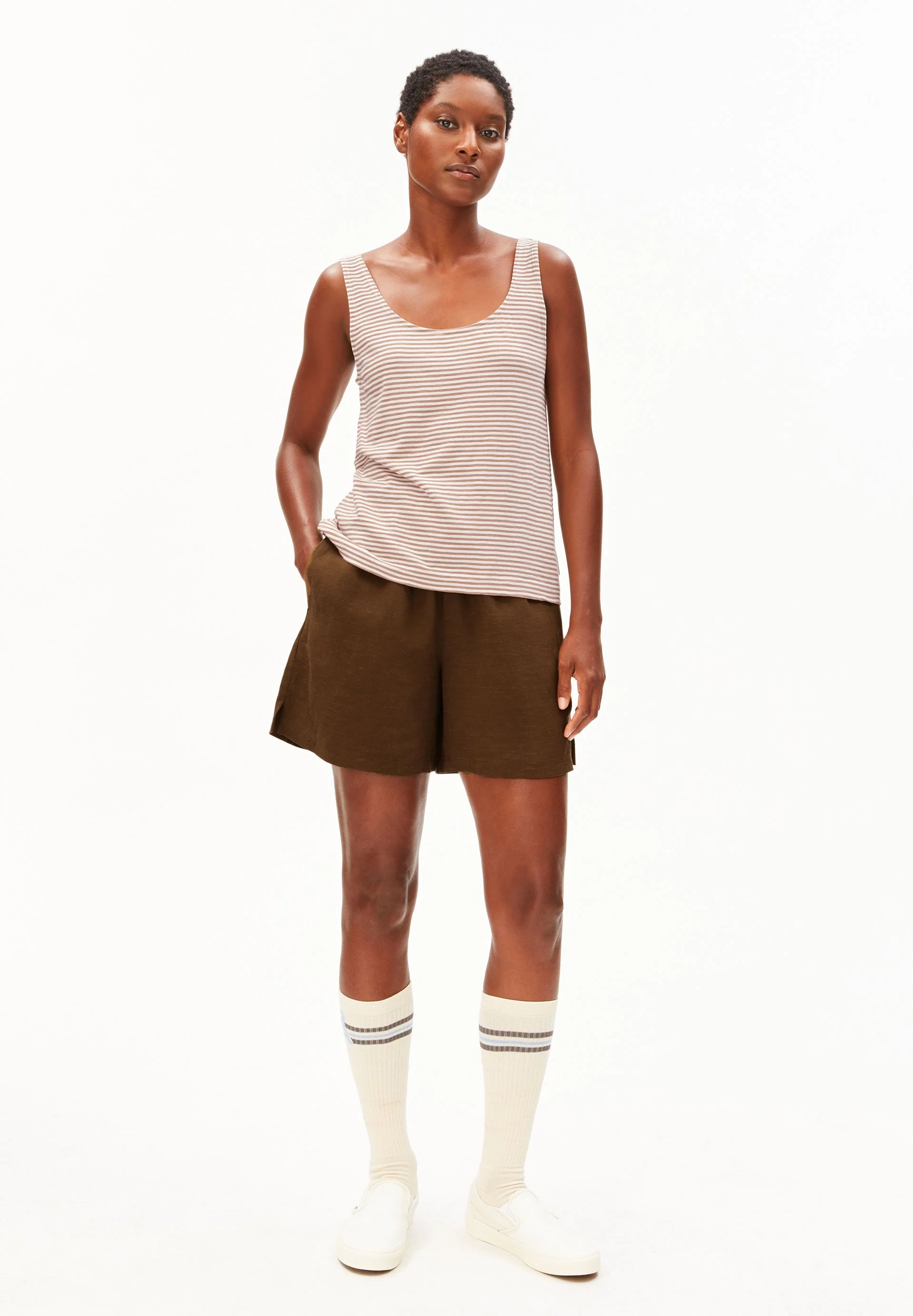 MINAAMI LITA TOP | oatmilk-cinnamon dust - Image 5