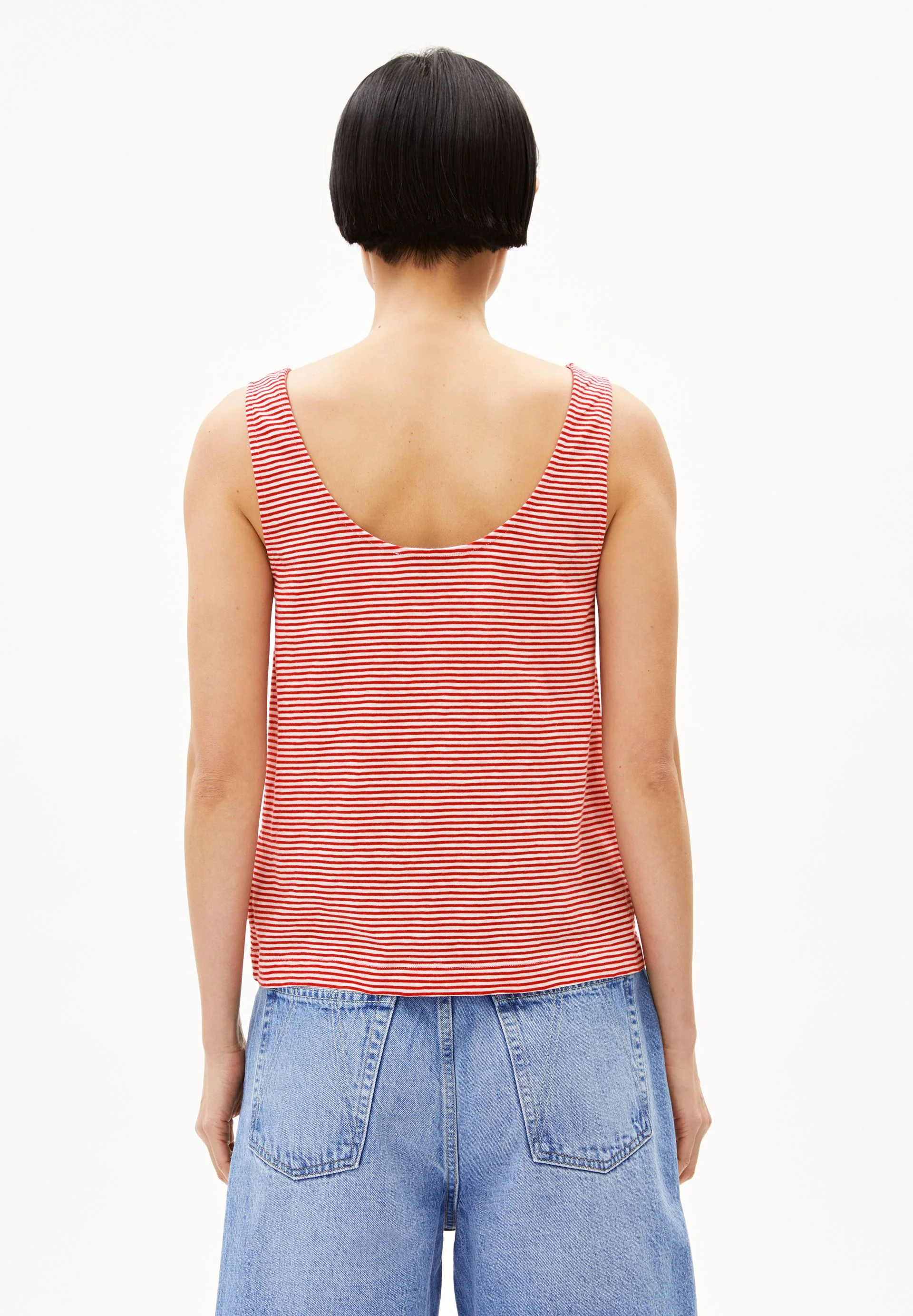 MINAAMI LITA TOP | oatmilk-coral blush - Image 2