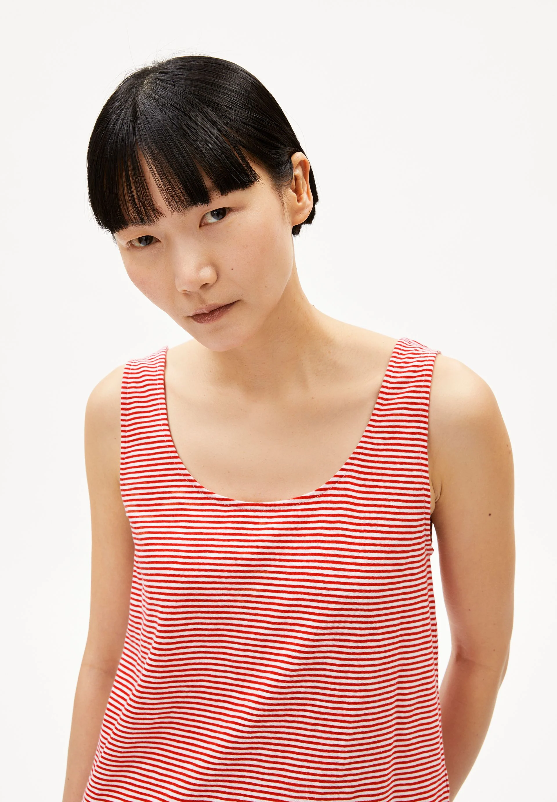 MINAAMI LITA TOP | oatmilk-coral blush - Image 3