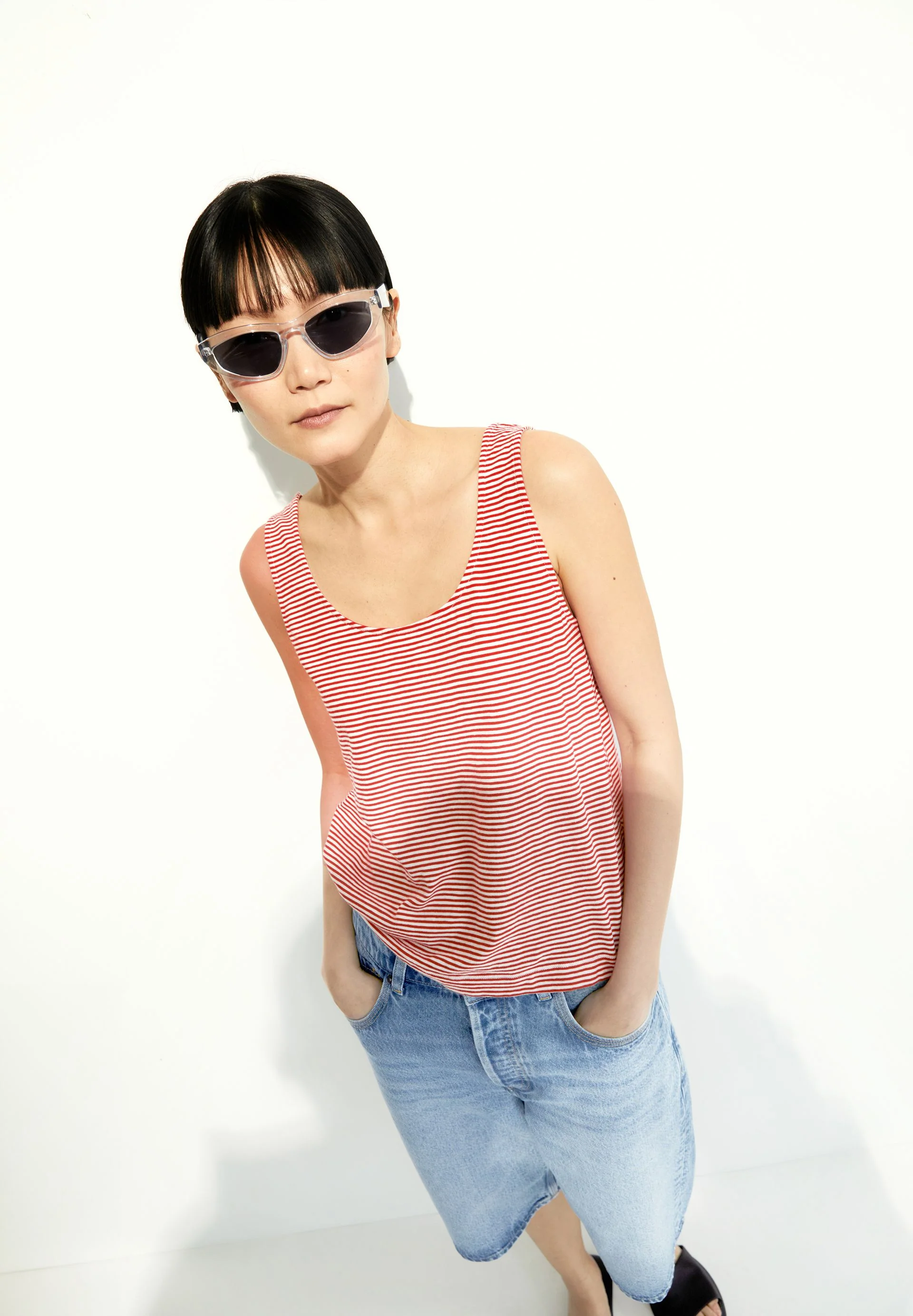 MINAAMI LITA TOP | oatmilk-coral blush - Image 4