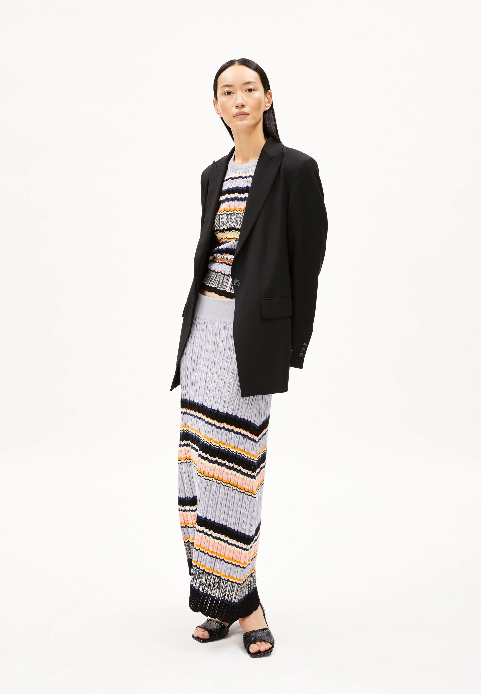 MINNAA STRIPES | misty morning-deep rosalilly - Image 5