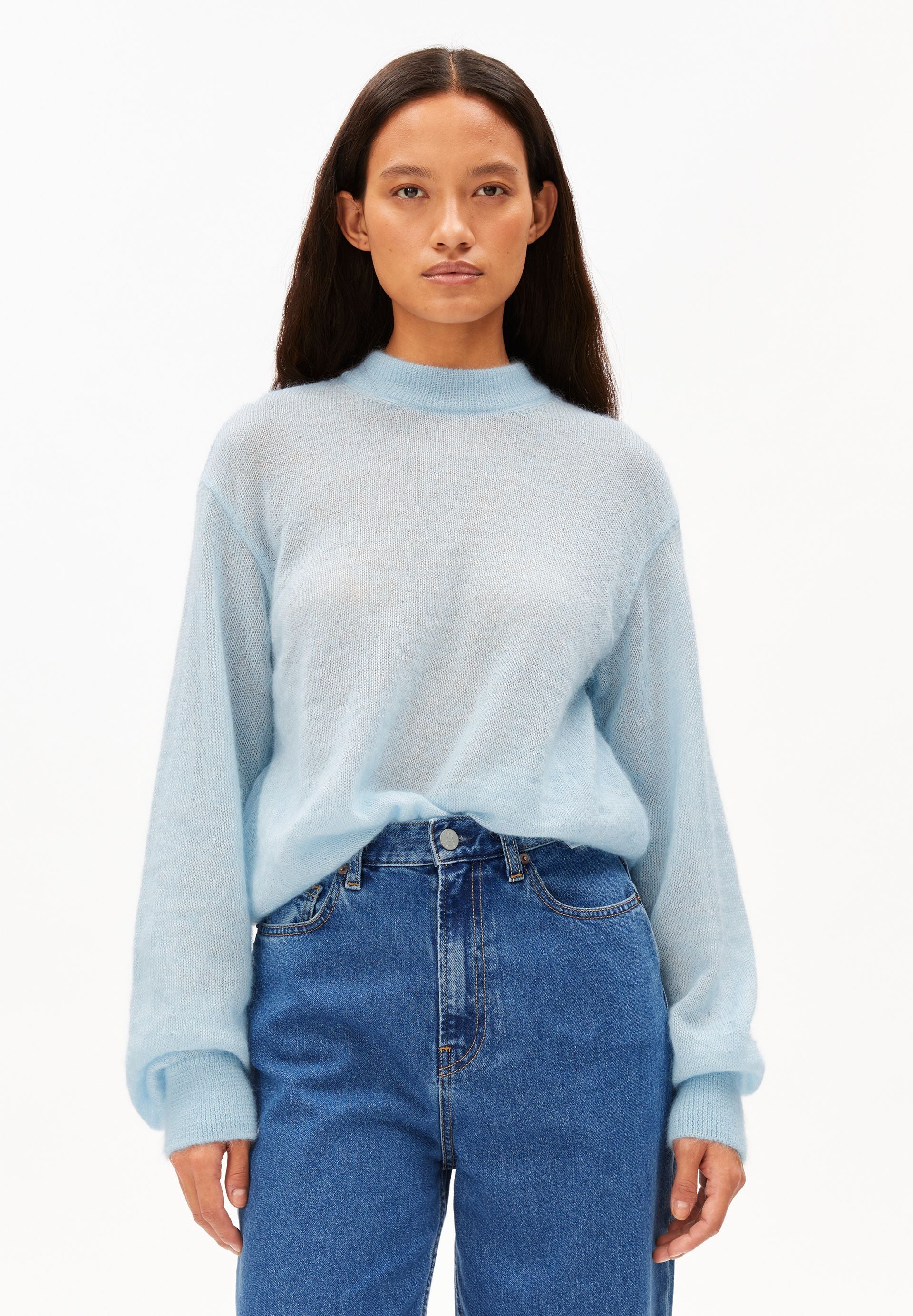 MOHAIR BLEND KNIT SWEATER - Image 3
