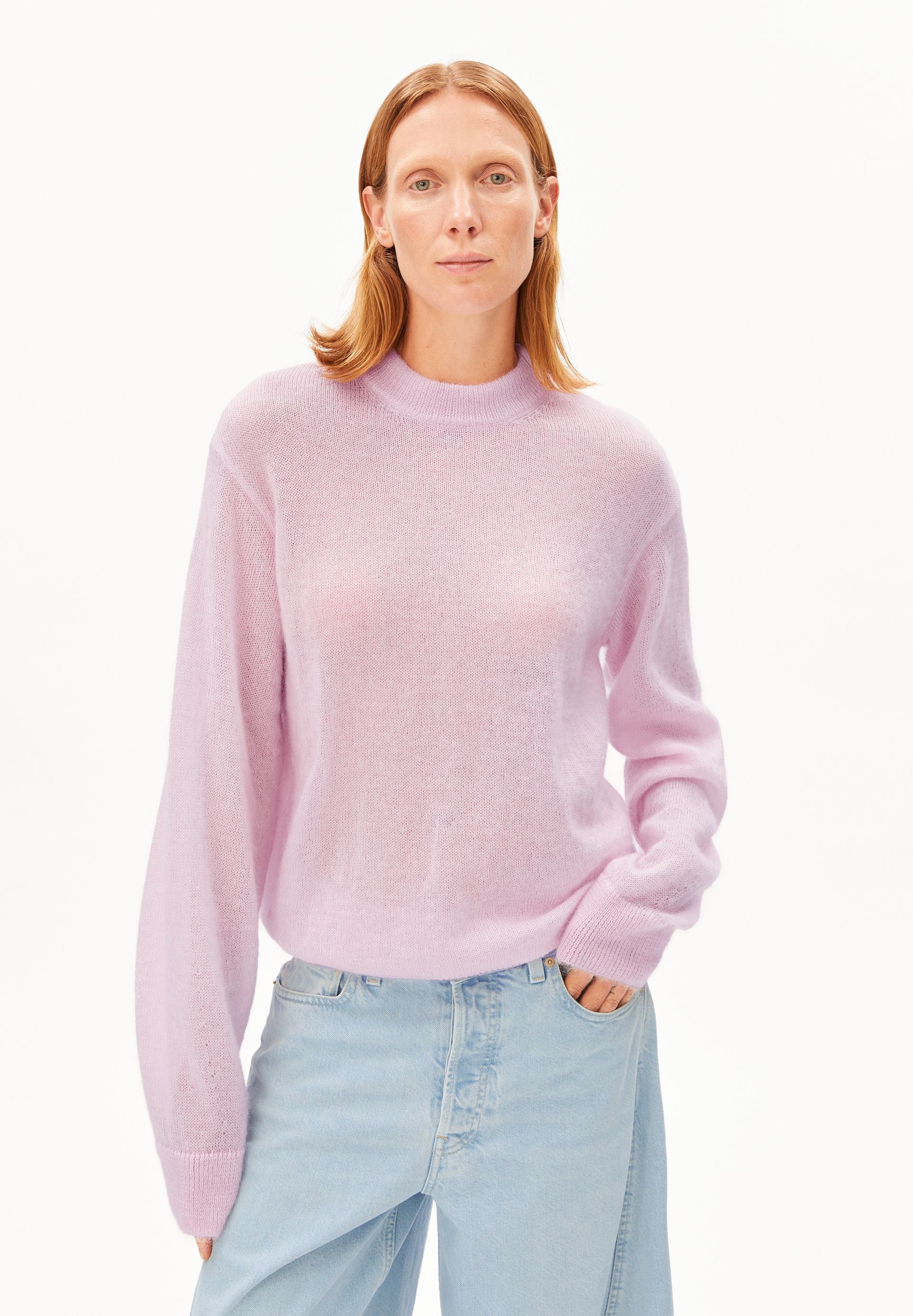 MOHAIR BLEND KNIT SWEATER - Image 4