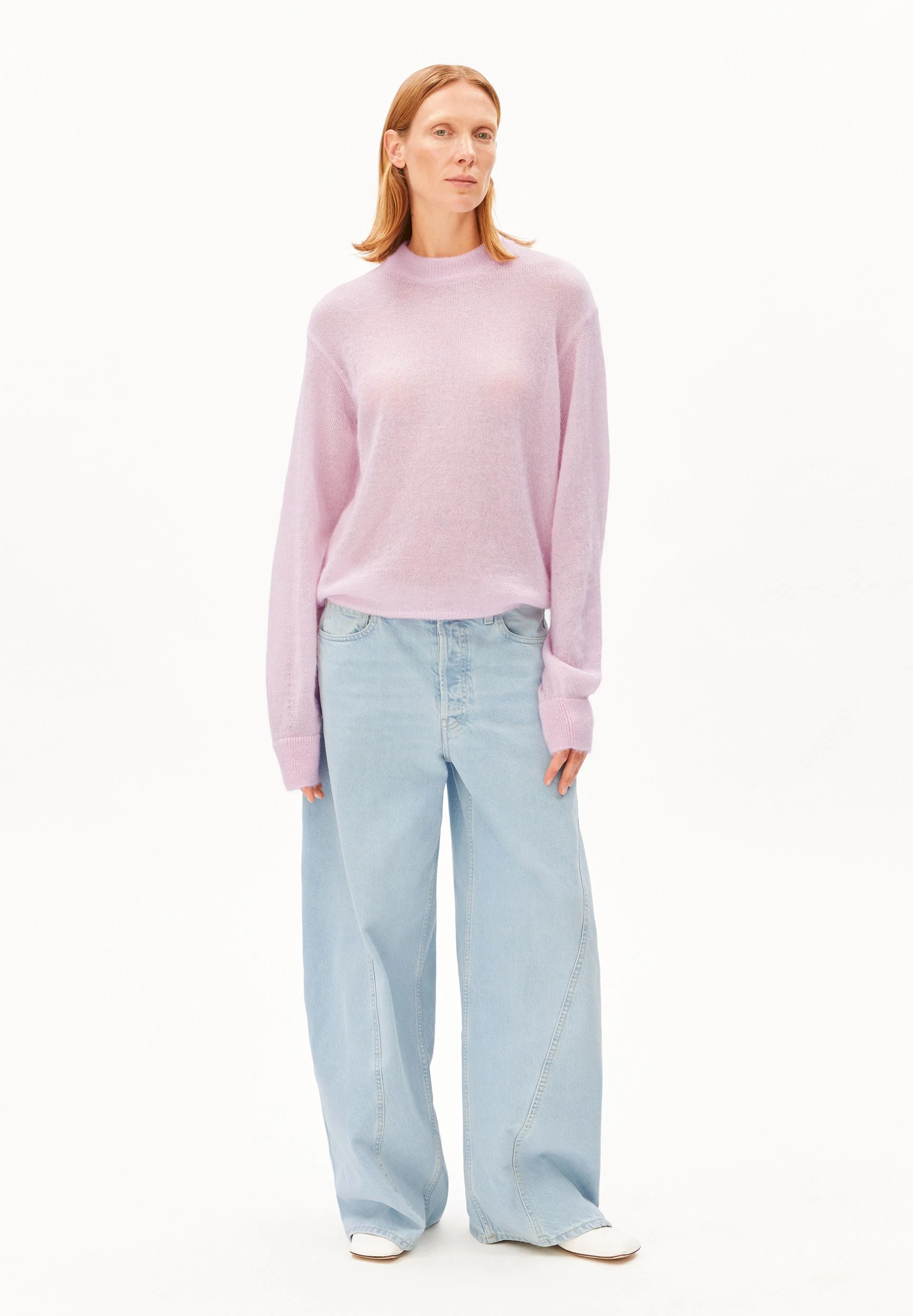 MOHAIR-MIX STRICKPULLOVER | pink mist - Image 5