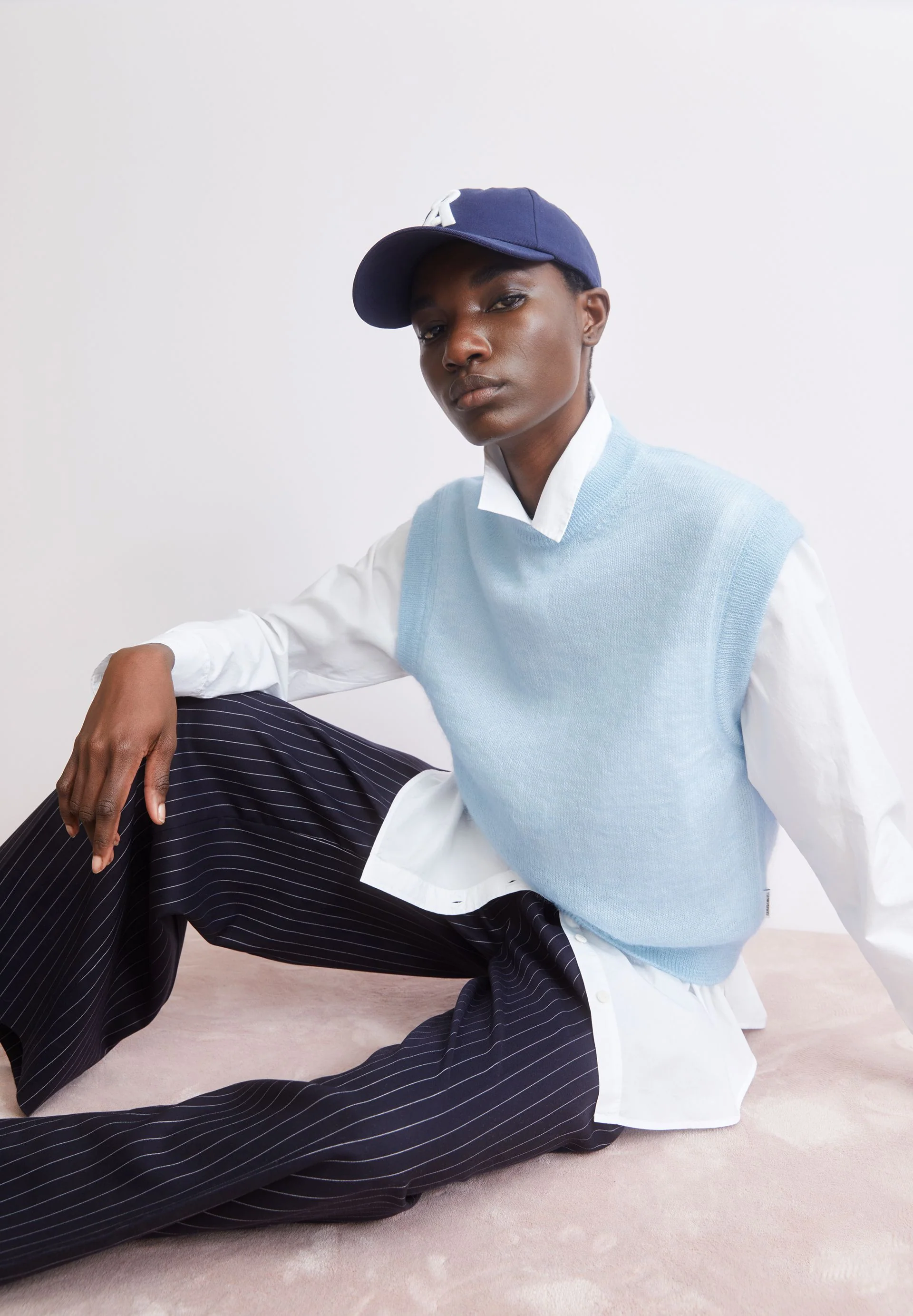 MOHAIR-MIX PULLUNDER | blue glow - Image 4