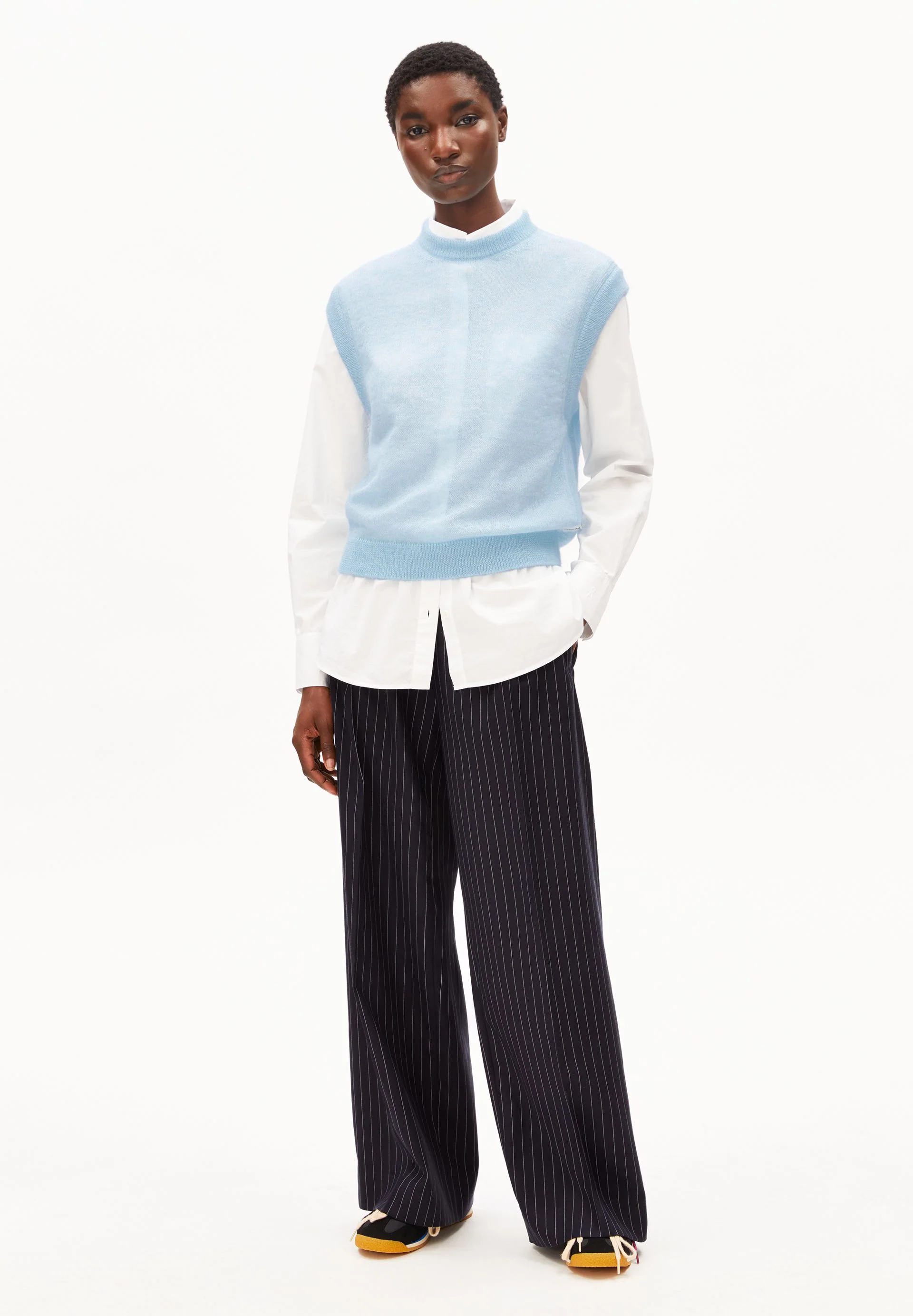 MOHAIR-MIX PULLUNDER | blue glow - Image 5