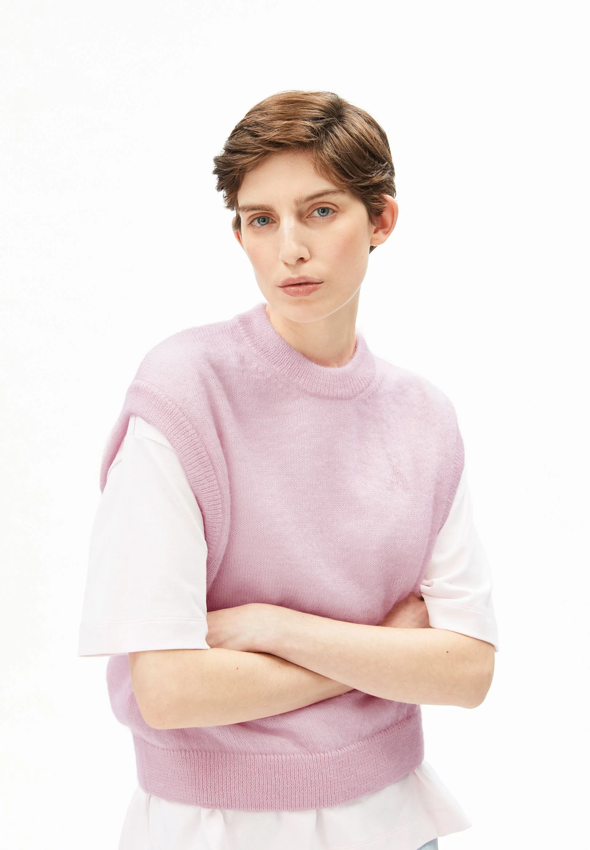 MOHAIR-MIX PULLUNDER | pink mist - Image 3