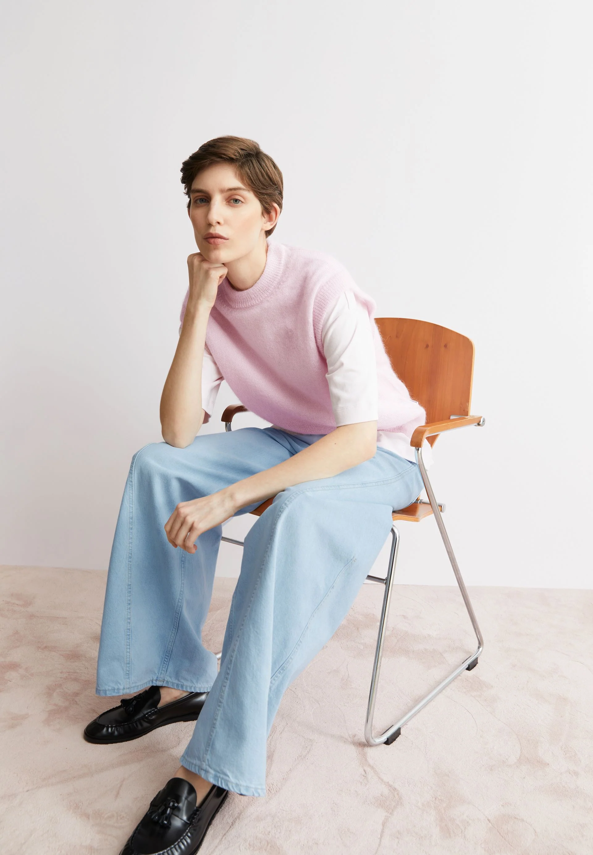 MOHAIR-MIX PULLUNDER | pink mist - Image 4