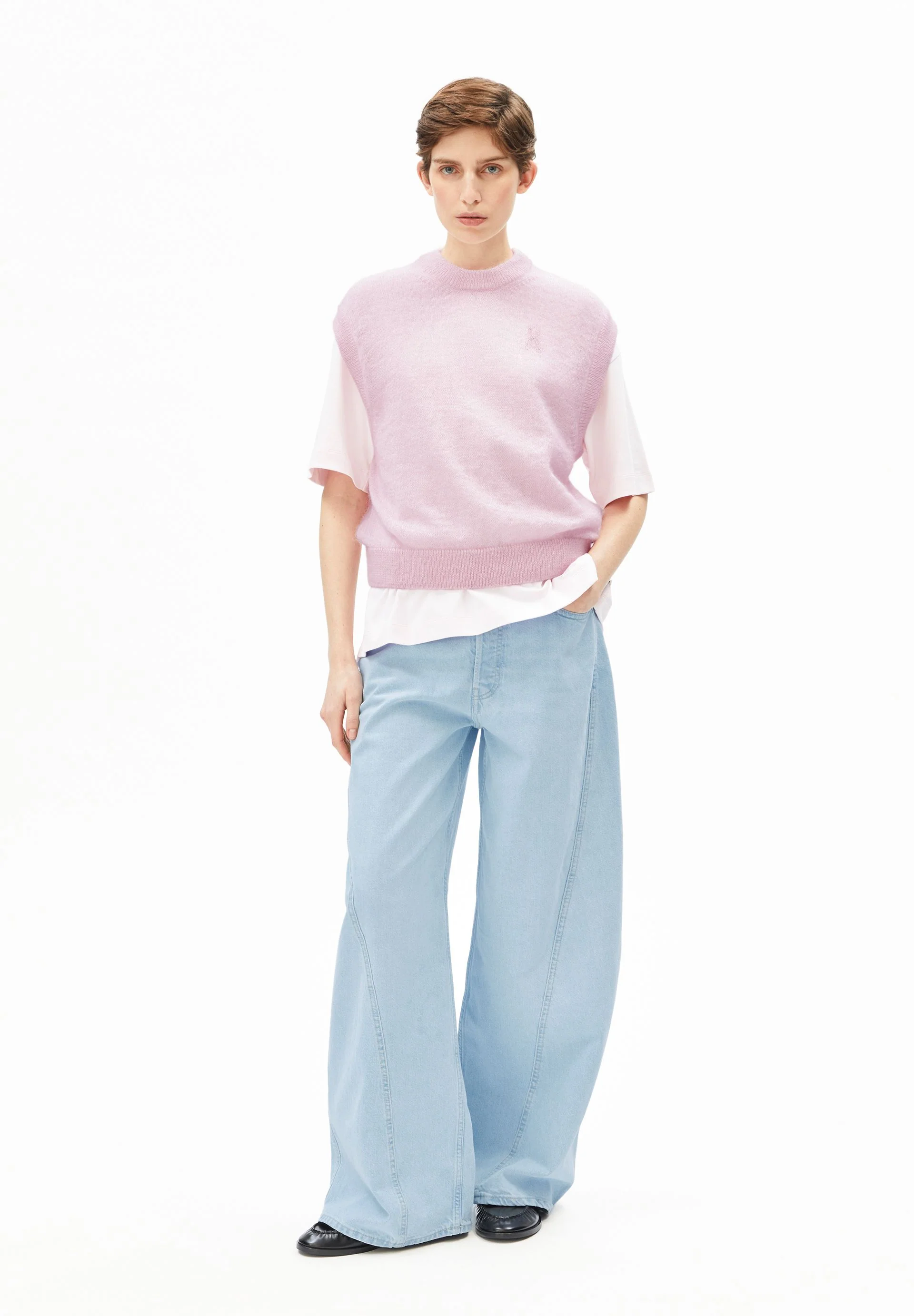 MOHAIR-MIX PULLUNDER | pink mist - Image 5