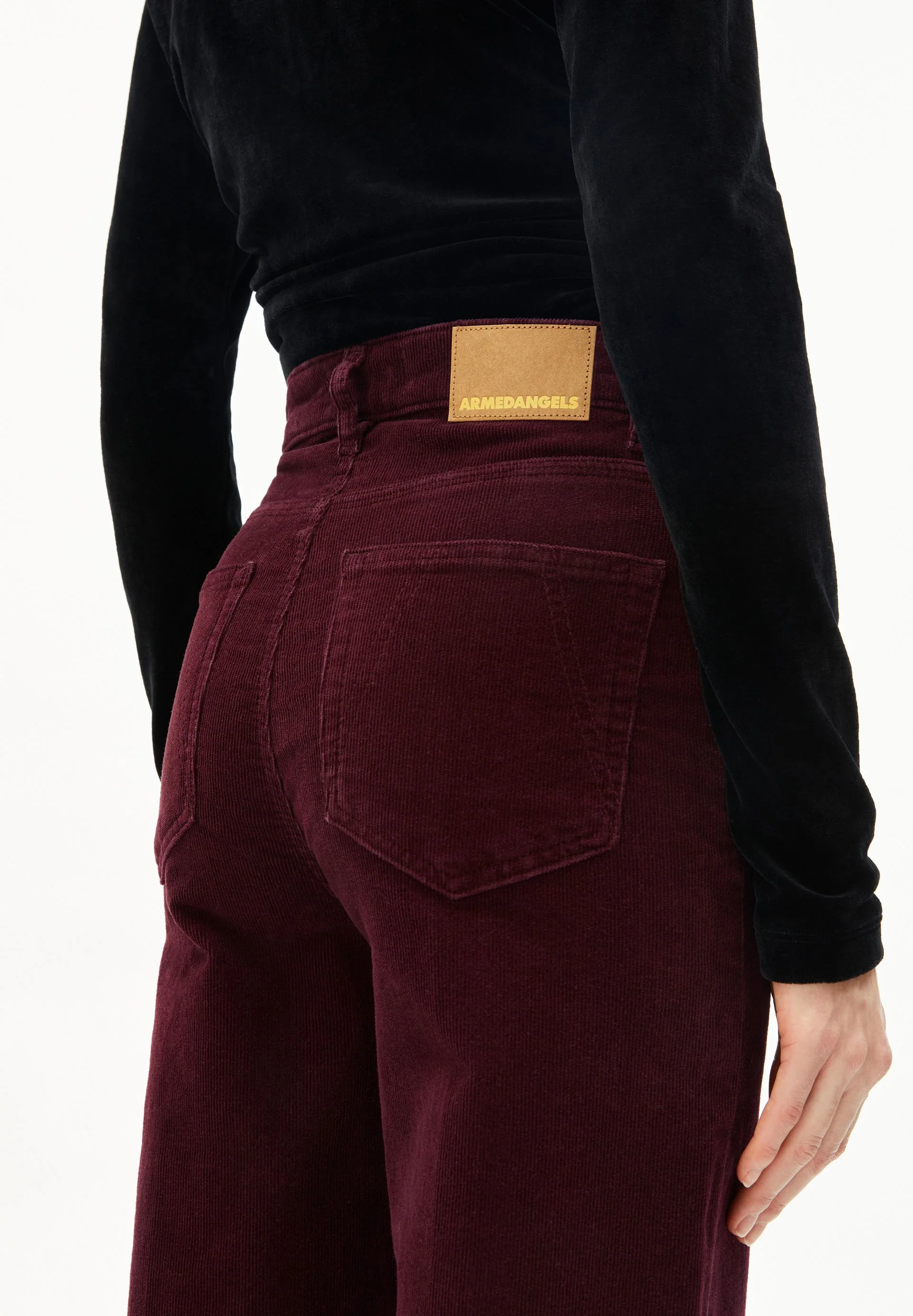 MURLIAA CORDHOSE | dark cranberry - Image 3